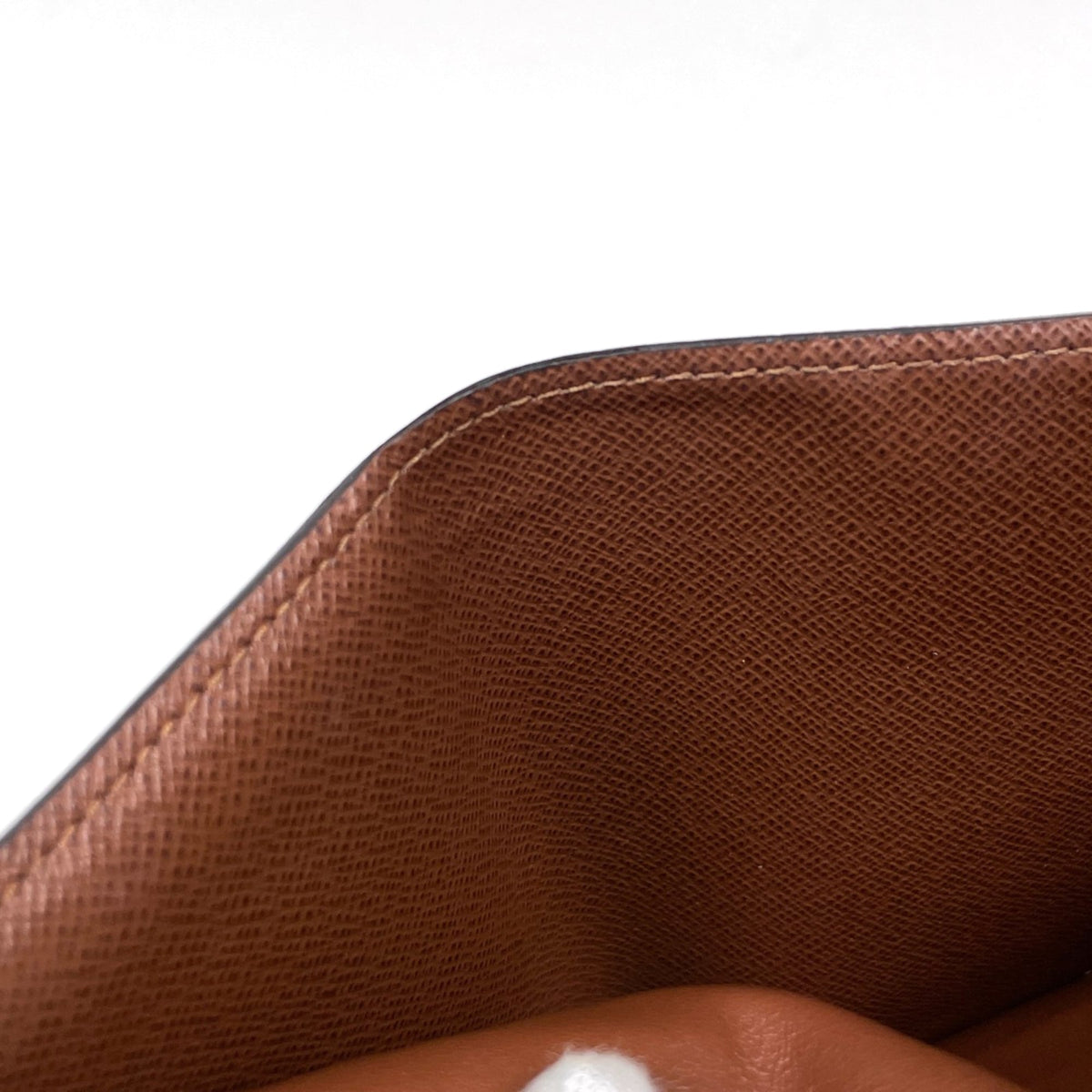Louis Vuitton Brown Monogram Wallet (Tri-Fold) (Pre-Owned)