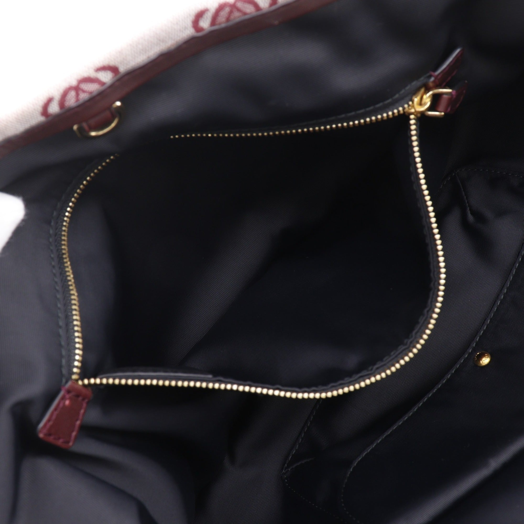 Loewe Red Color Canvas Tote Bag (Pre-Owned)