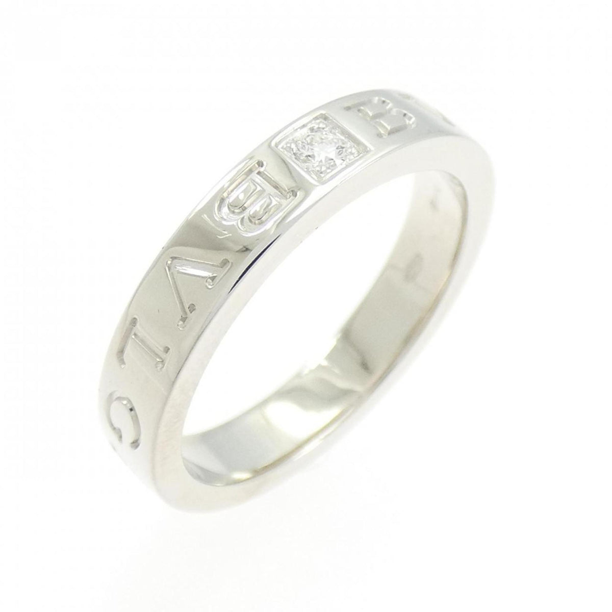 Bvlgari White Gold (18K) Band Ring (Pre-Owned)