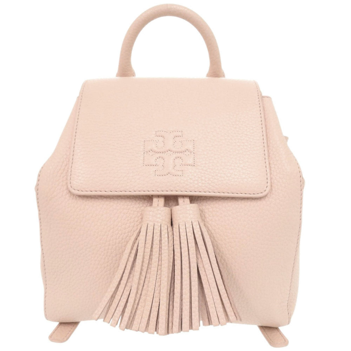 Tory Burch Pink Leather Backpack (Pre-Owned)