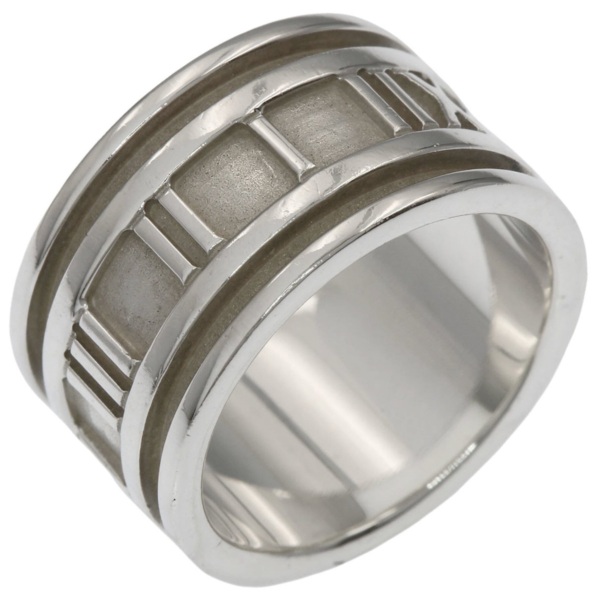 Tiffany Silver Silver Band Ring (Pre-Owned)