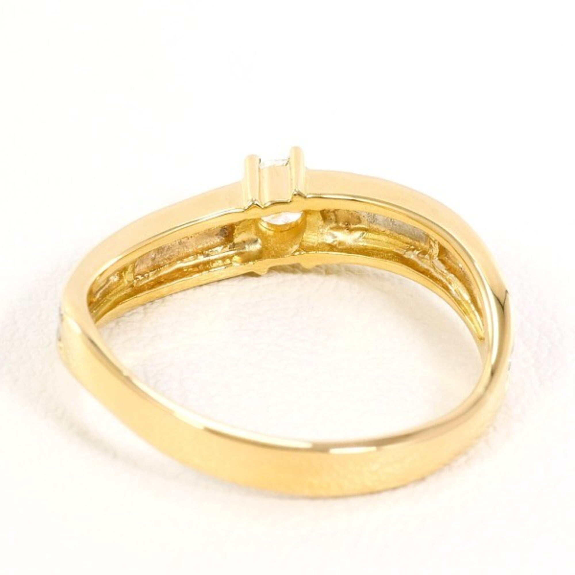Unbranded Platinum Yellow Gold Yellow Gold (18K) Platinum 900 Band Ring (Pre-Owned)