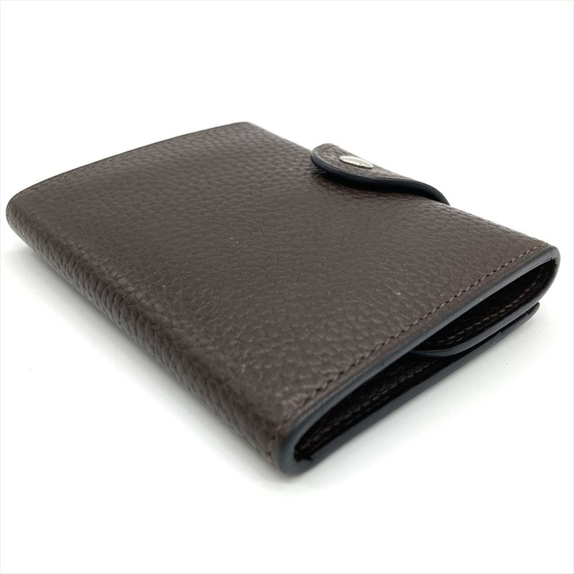 Hermes Brown Vache Leather Wallet (Bi-Fold) (Pre-Owned)