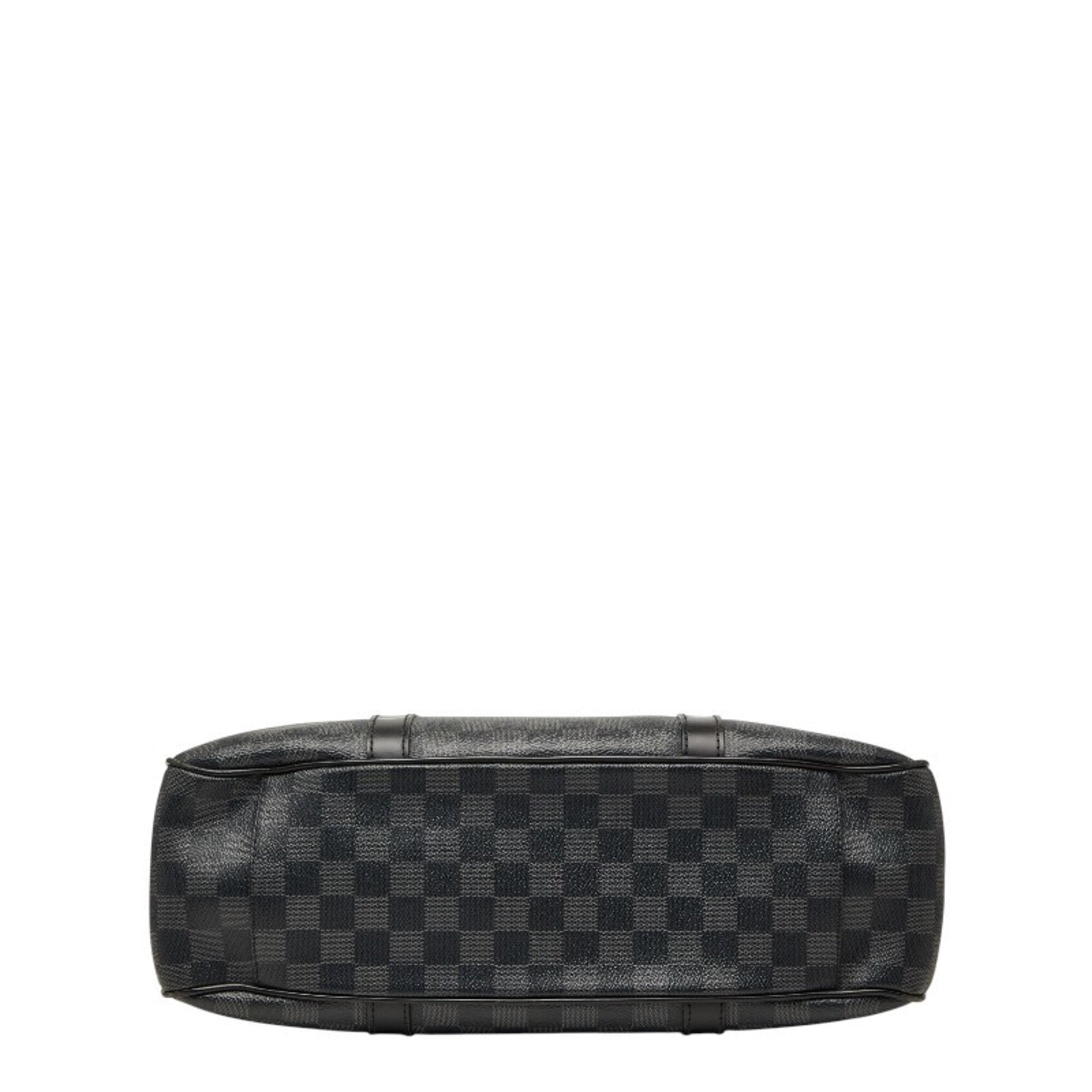 Louis Vuitton Damier Graphite Black Gray Pvc Leather Shoulder Bag (Pre-Owned)
