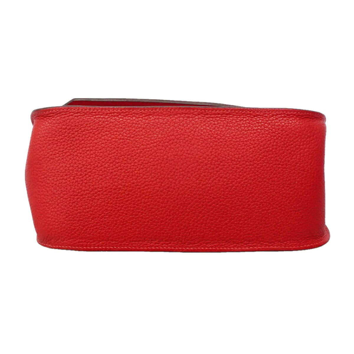 Hermes Rose Jaipur Rouge Casaque Taurillon Clemence Leather Shoulder Bag (Pre-Owned)