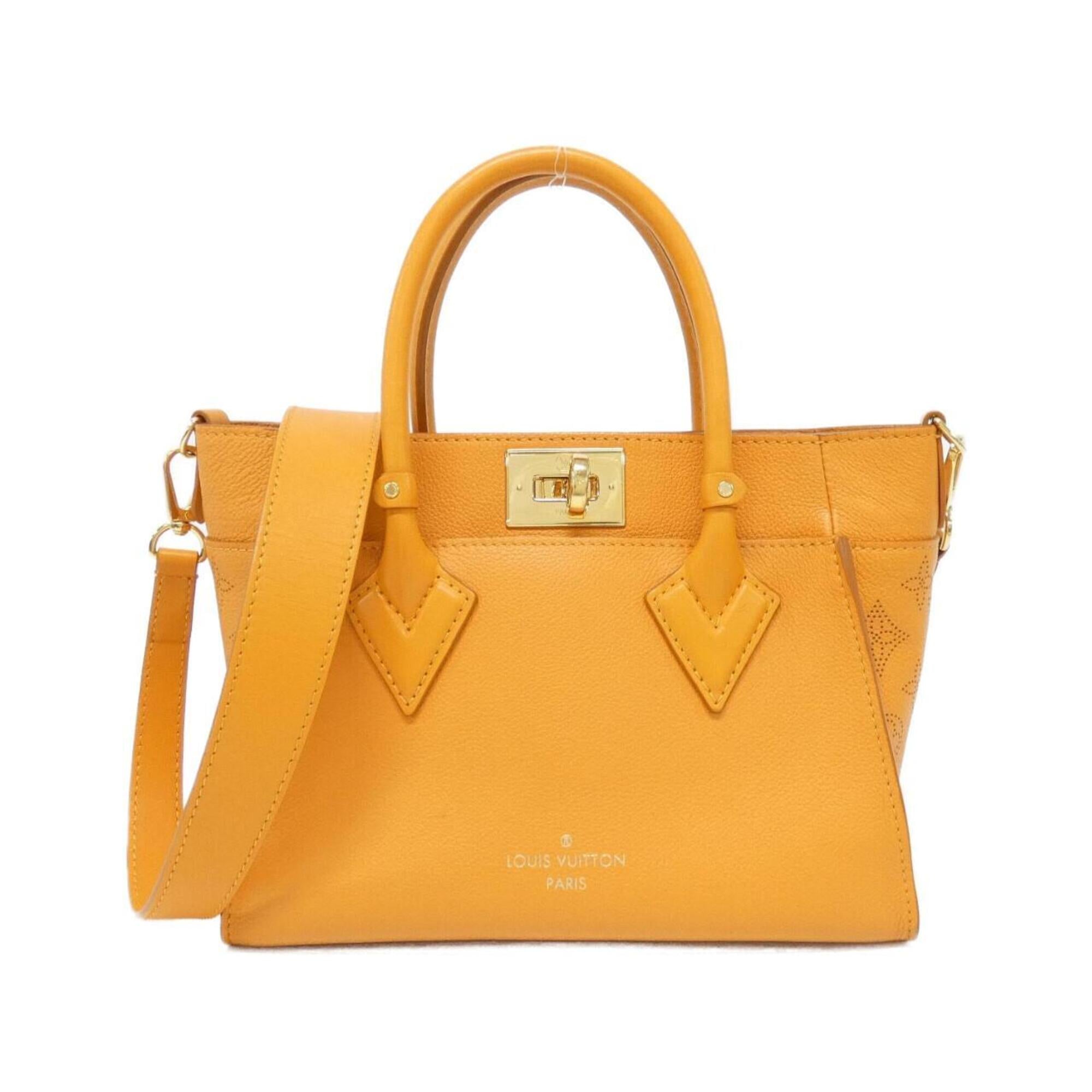 Louis Vuitton Orange Leather Handbag (Pre-Owned)