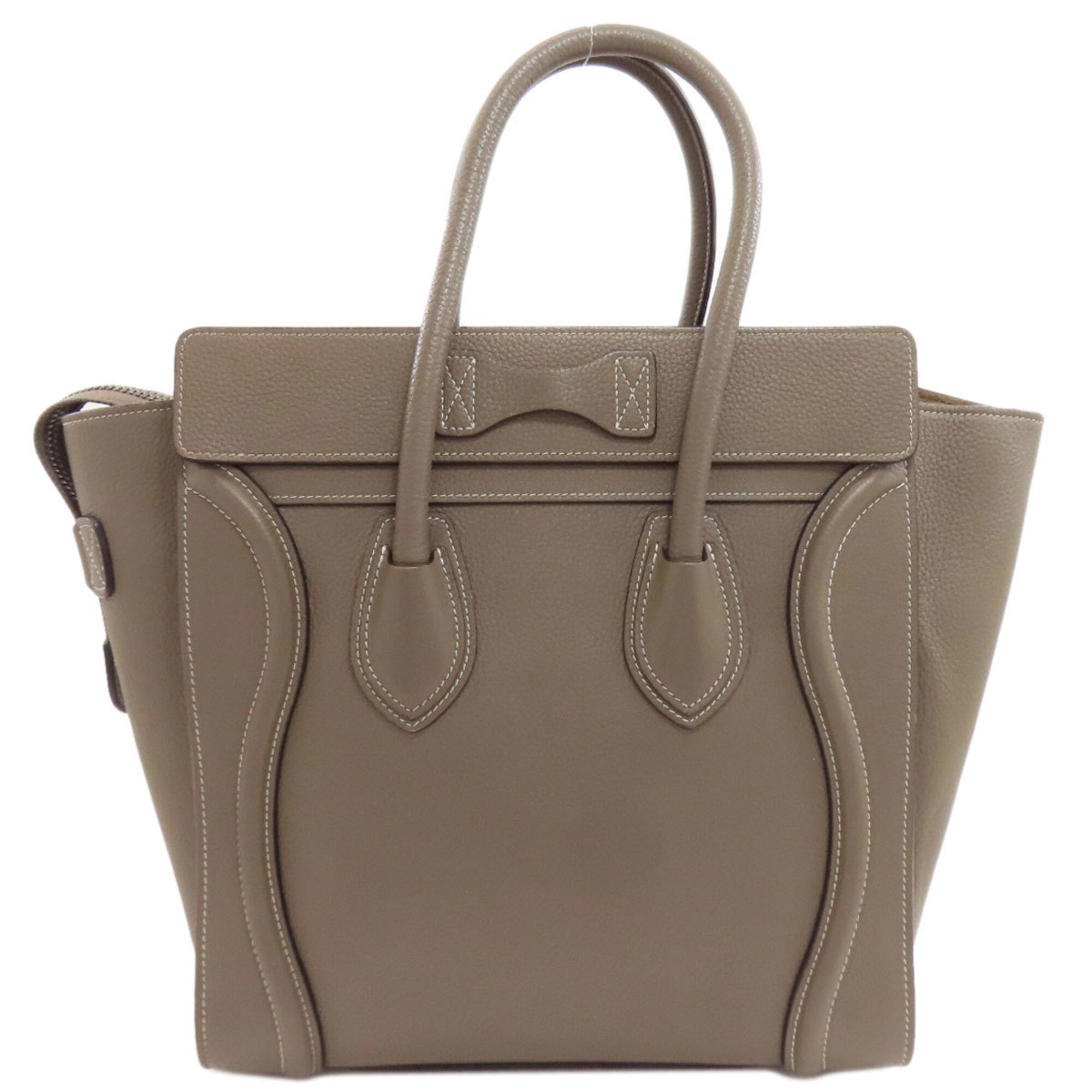 Celine Grayish Leather Handbag (Pre-Owned)