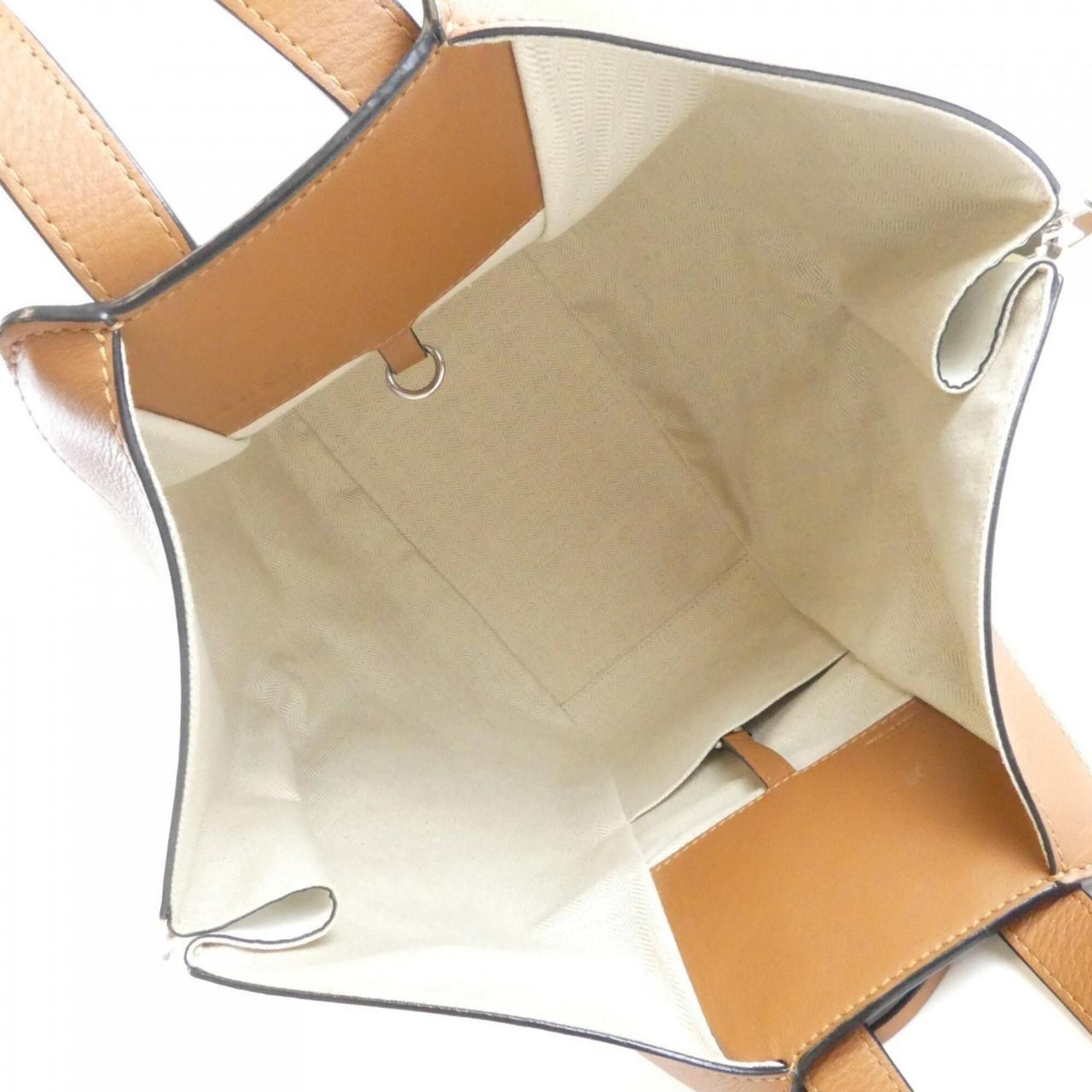 Loewe Hammock White Leather Shoulder Bag (Pre-Owned)