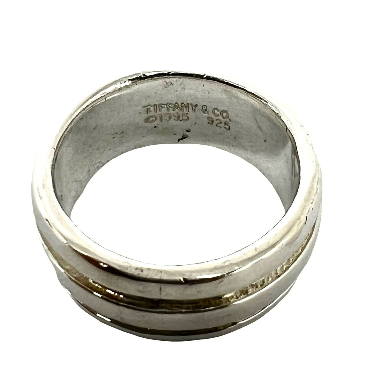 Tiffany Silver Silver 925 Band Ring (Pre-Owned)