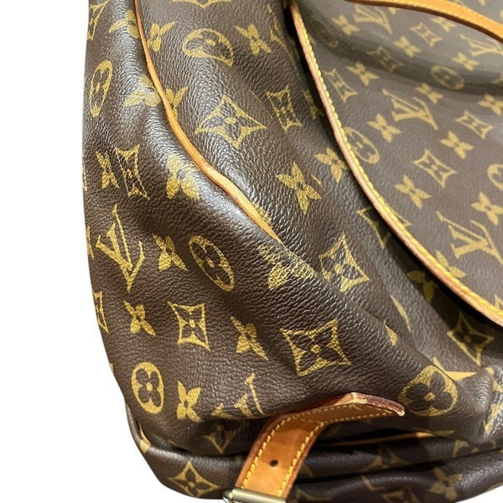 Louis Vuitton Brown Monogram Handbag Shoulder Bag (Pre-Owned)