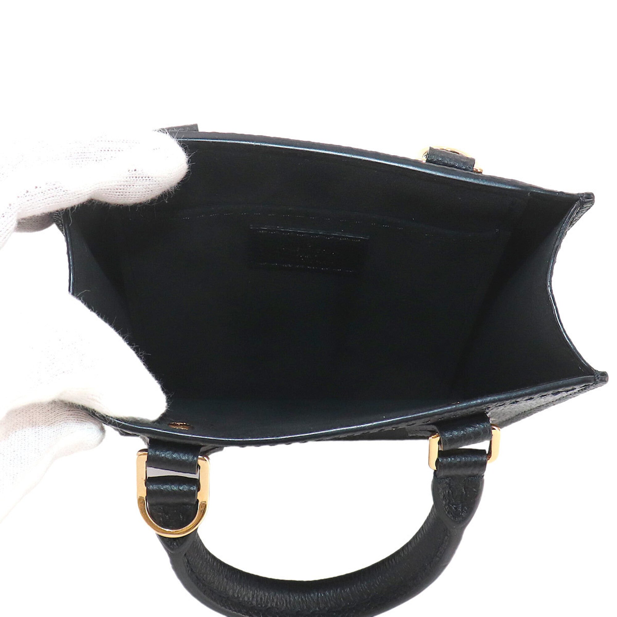 Louis Vuitton Monogram Empreinte Beige Black Monogram Empreinte Handbag (Pre-Owned)