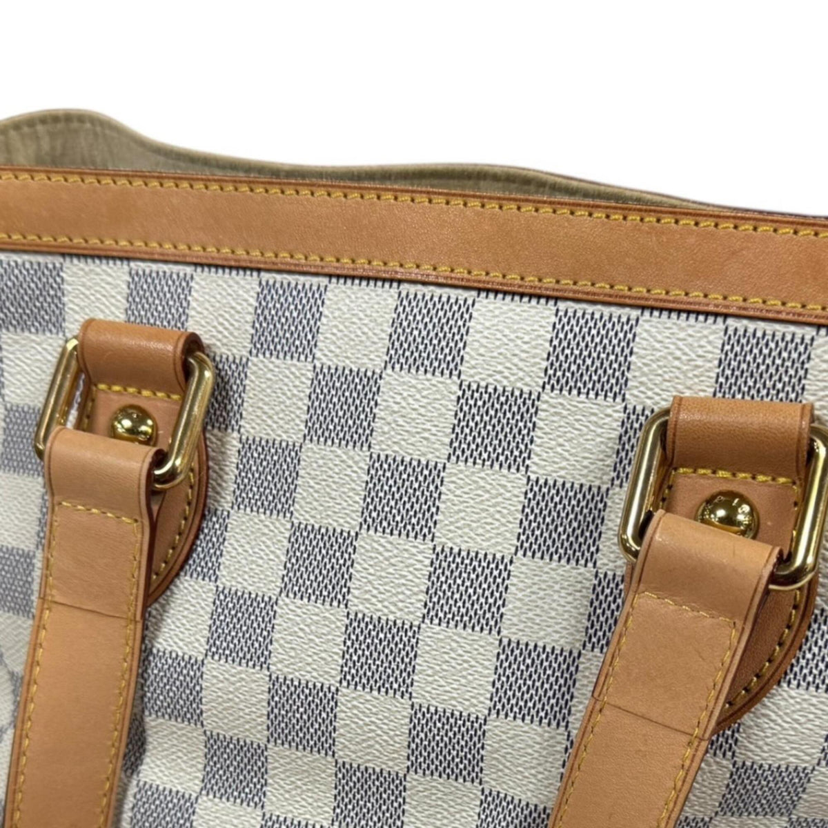 Louis Vuitton Black Or White Damier Azur Handbag Shoulder Bag (Pre-Owned)