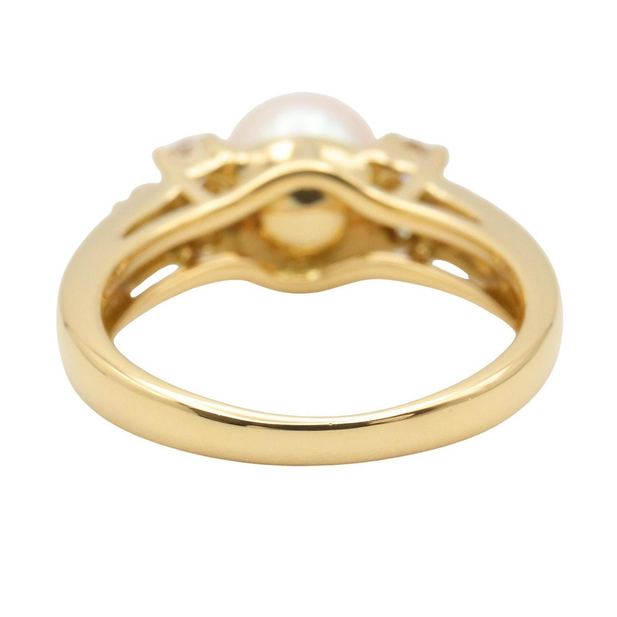 Tiffany Clear White Yellow Gold (18K) Band Ring (Pre-Owned)