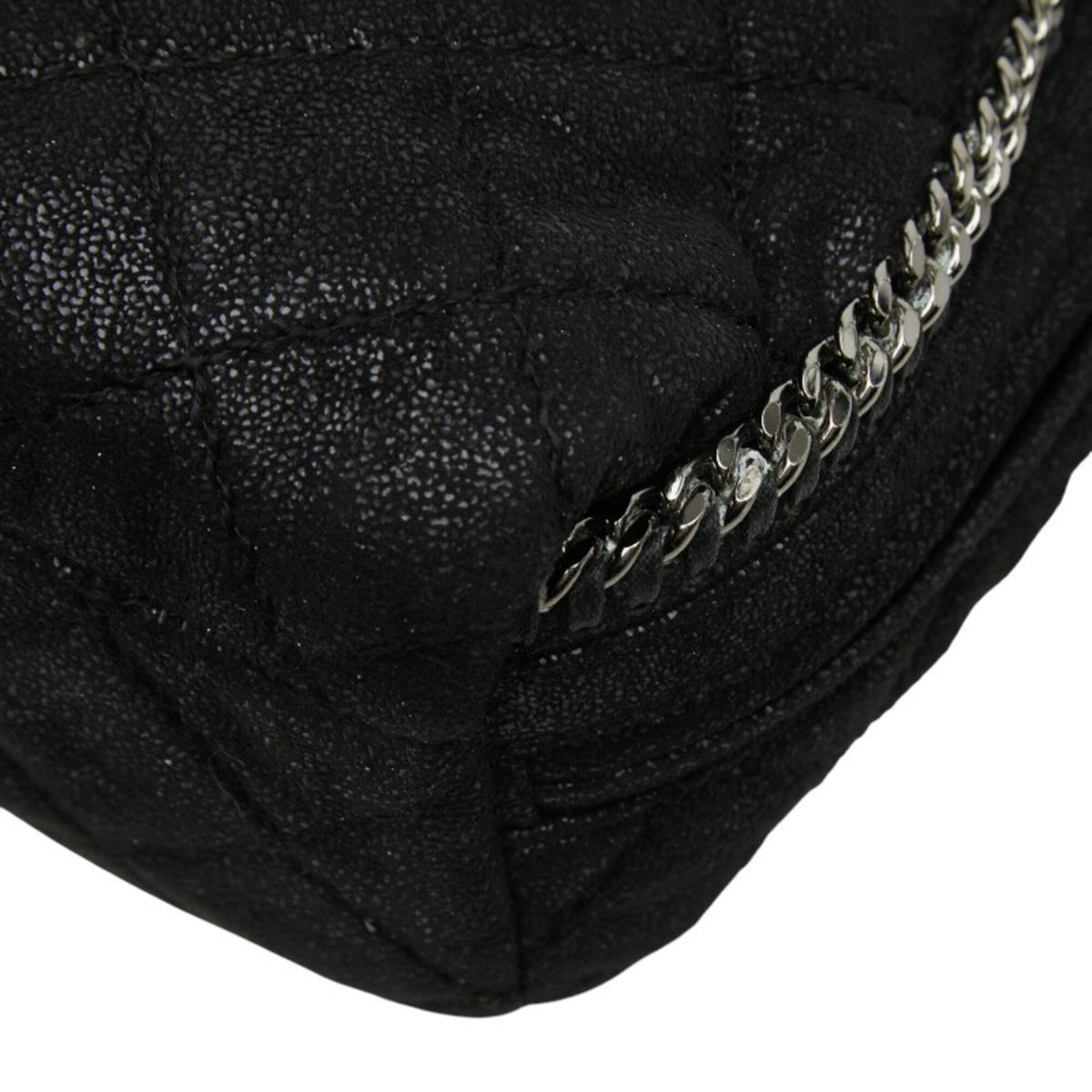 Stella Mccartney Black Polyester Leather Backpack (Pre-Owned)