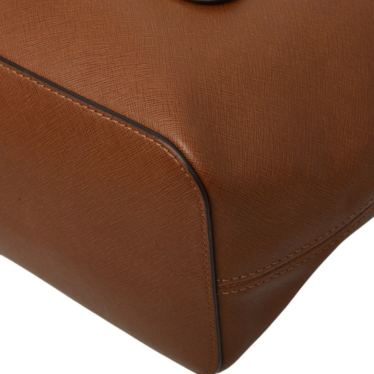 Michael Kors Brown Pvc Leather Handbag Tote Bag (Pre-Owned)