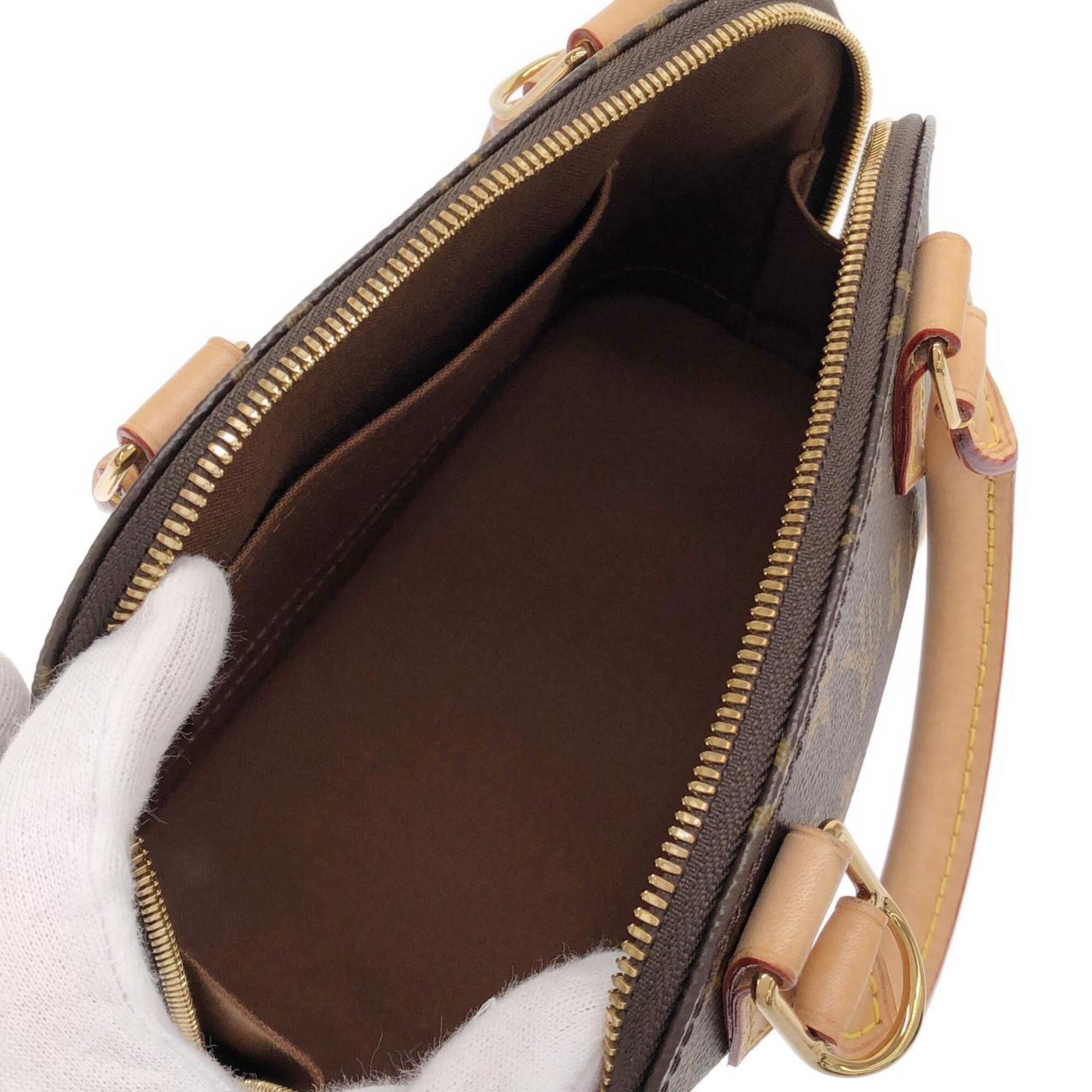 Louis Vuitton Marron Coated Canvas Handbag (Pre-Owned)