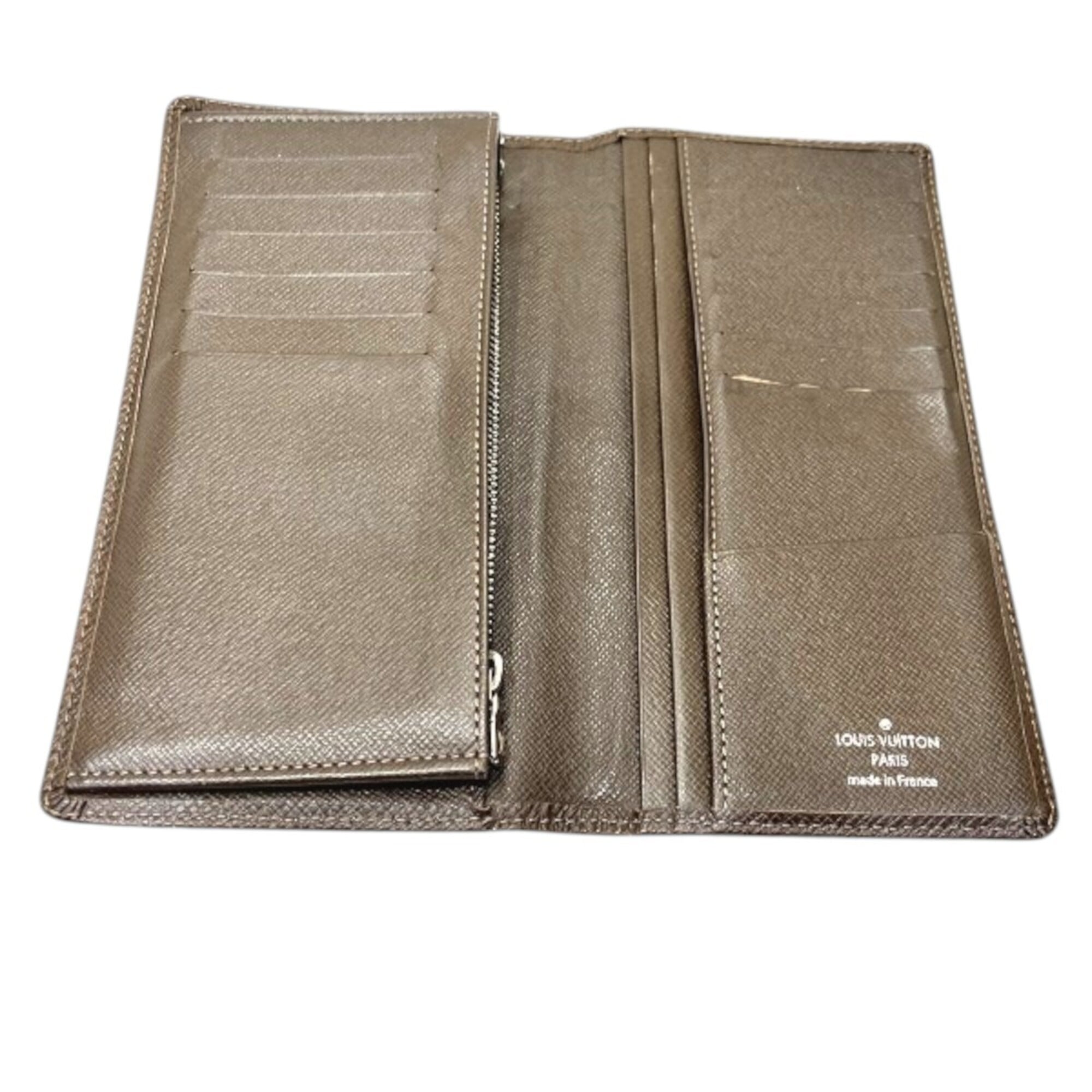 Louis Vuitton Brown Leather Wallet (Bi-Fold) (Pre-Owned)