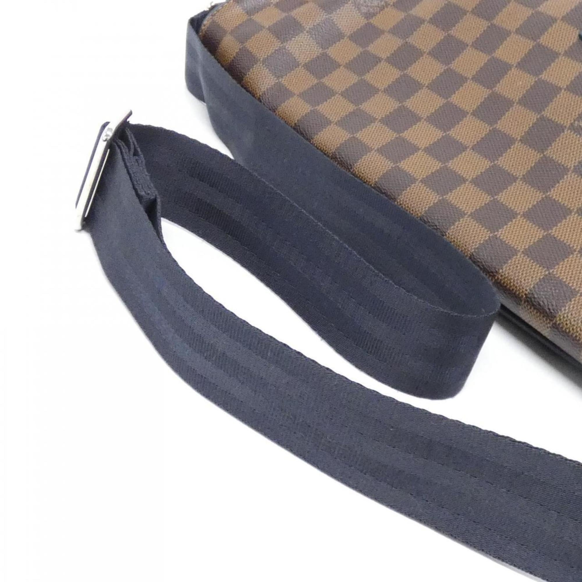 Louis Vuitton Blue Ebene Coated Canvas Shoulder Bag (Pre-Owned)