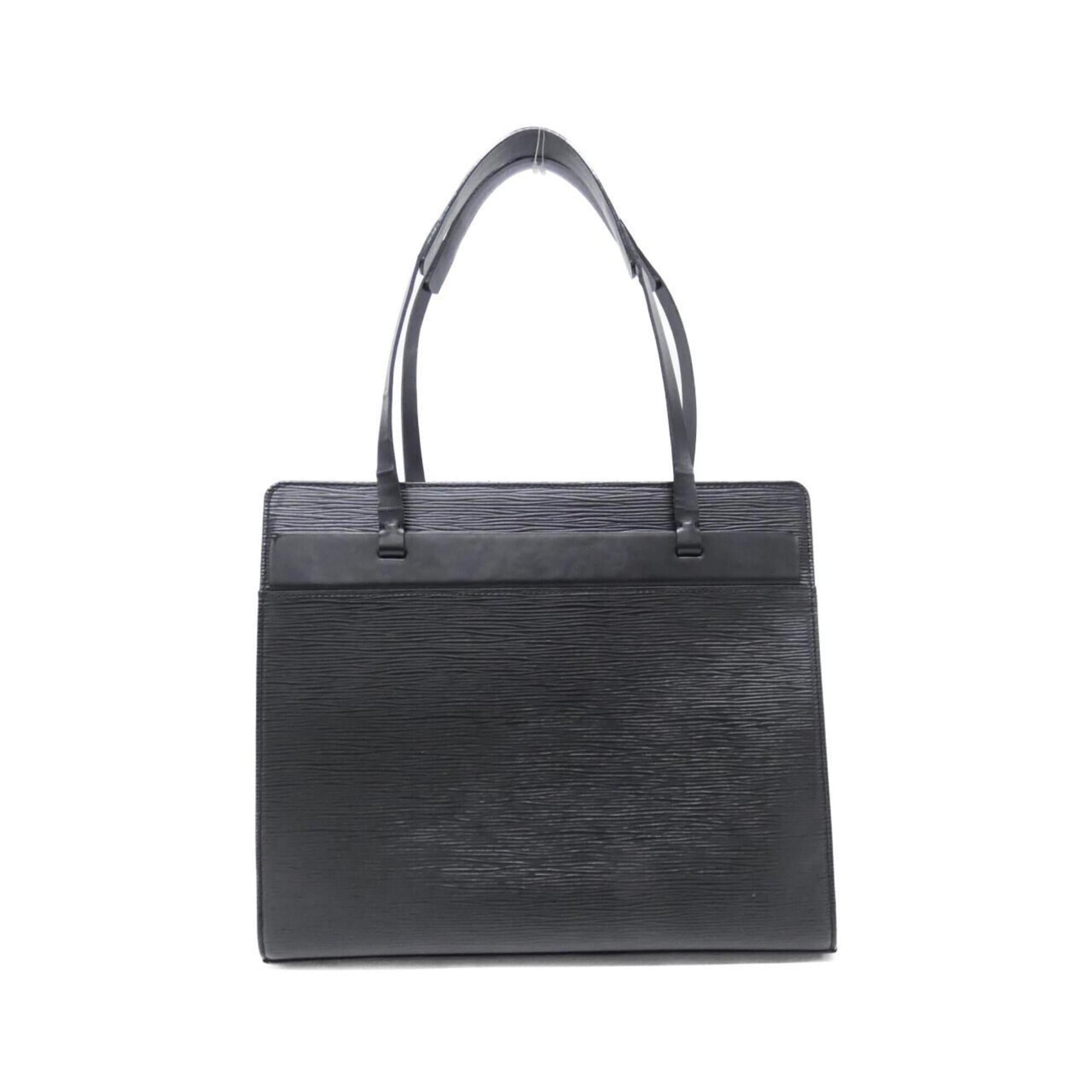 Louis Vuitton Black Leather Shoulder Bag (Pre-Owned)