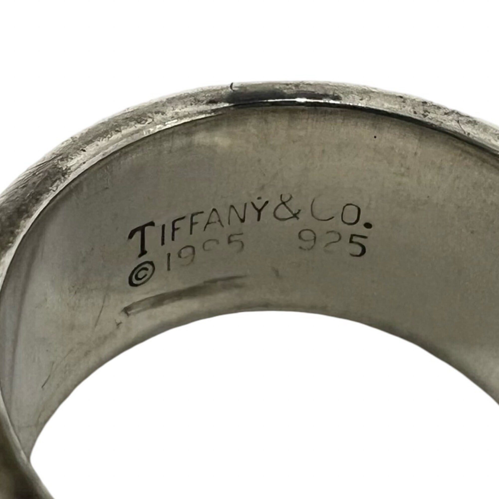 Tiffany Silver Silver 925 Band Ring (Pre-Owned)