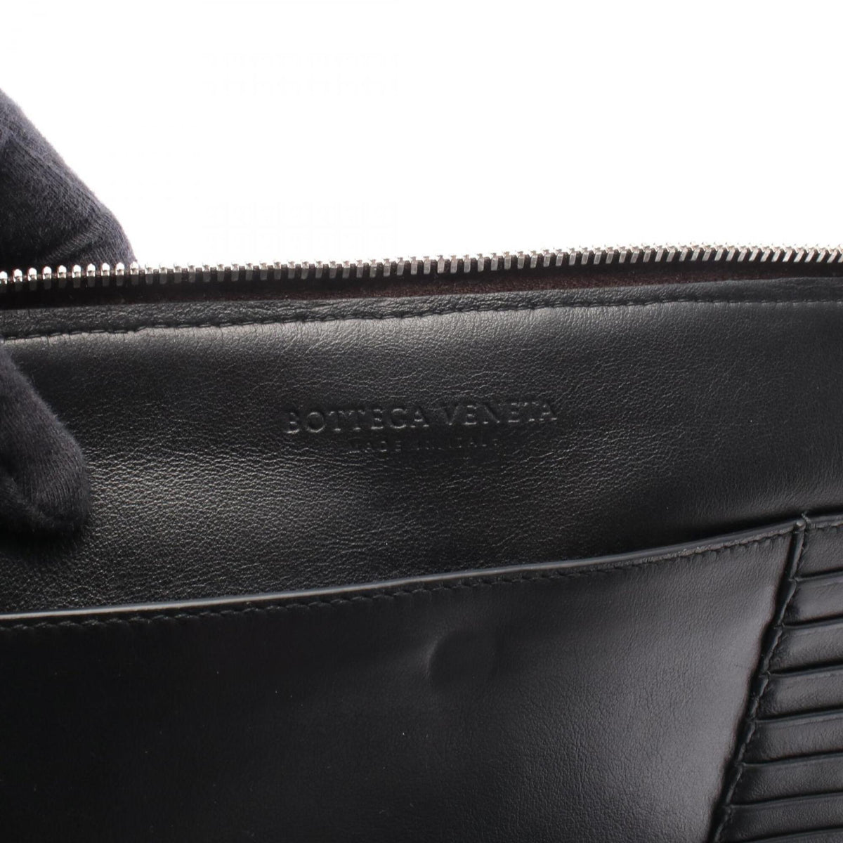 Bottega Veneta Brown Leather Clutch Bag Handbag (Pre-Owned)