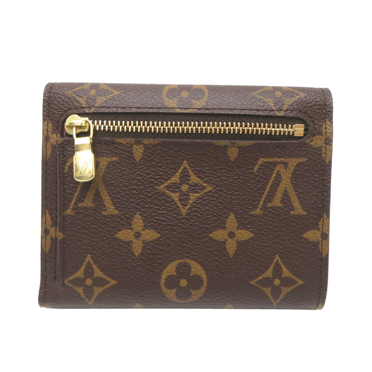 Louis Vuitton Brown Monogram Wallet (Tri-Fold) (Pre-Owned)