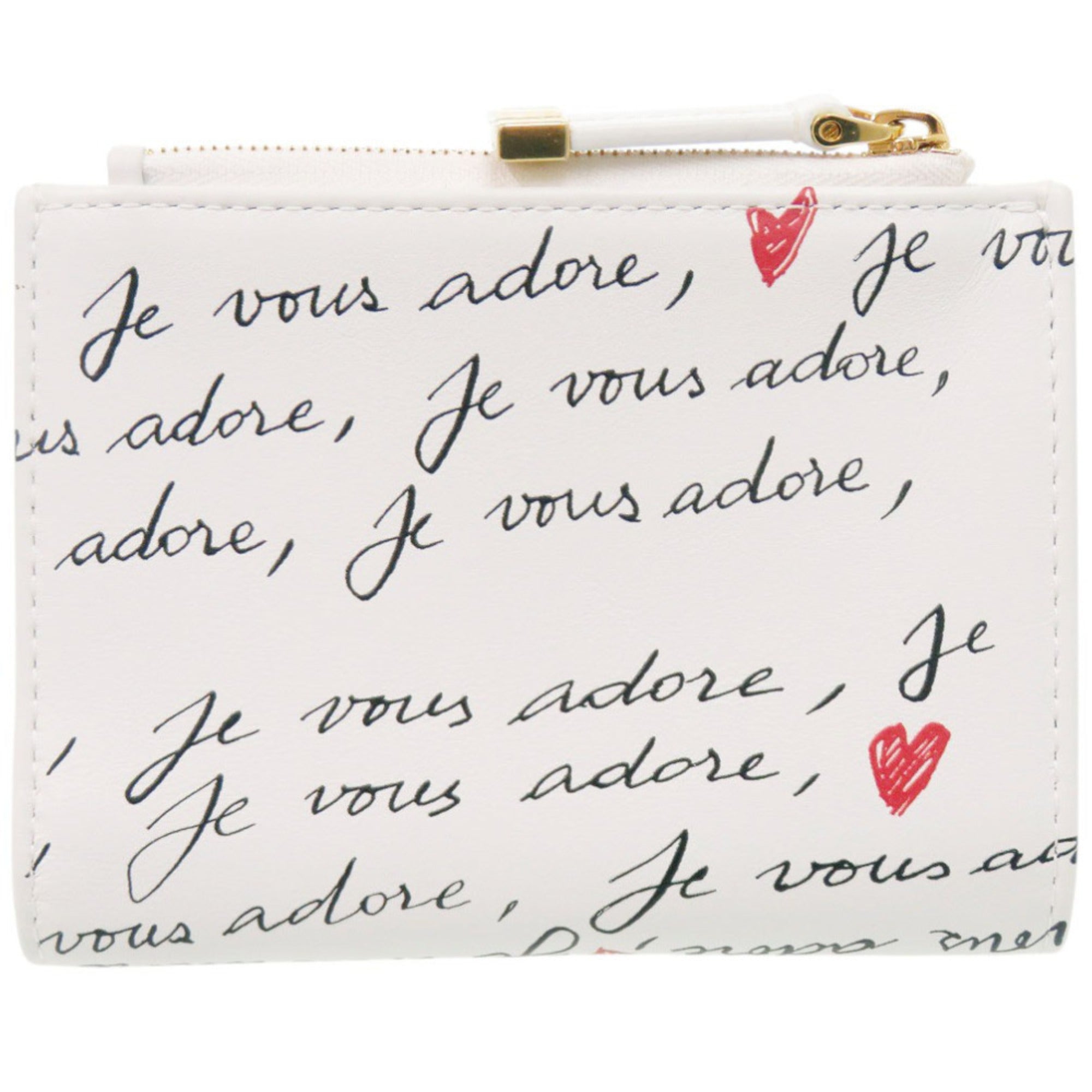 Christian Dior White Leather Wallet (Bi-Fold) (Pre-Owned)