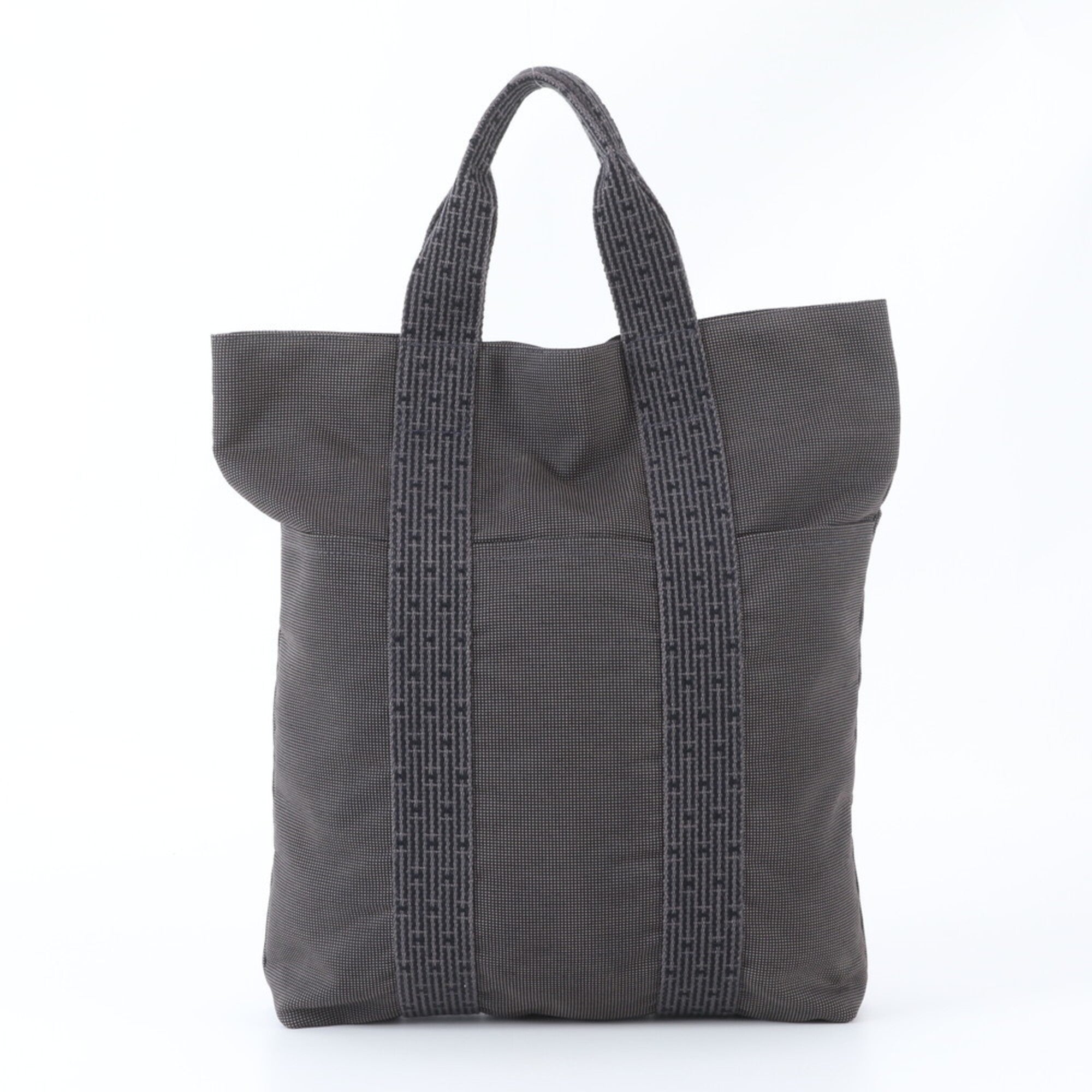 Hermes Her Line Gray Handbag Tote Bag (Pre-Owned)