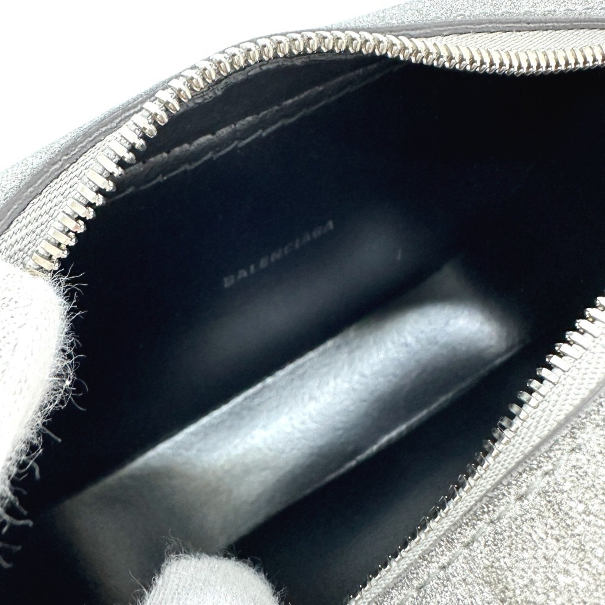 Balenciaga Silver Leather Shoulder Bag (Pre-Owned)