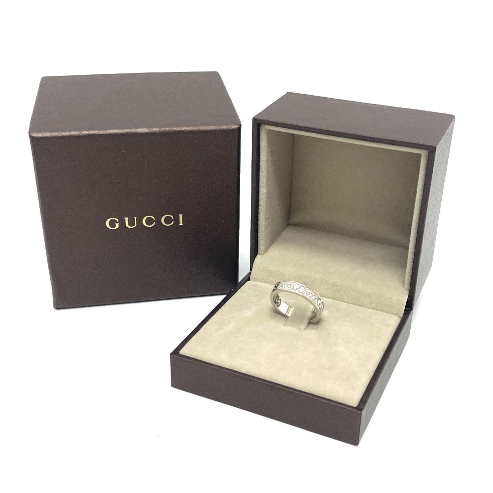 Gucci White Gold (18K) Band Ring (Pre-Owned)