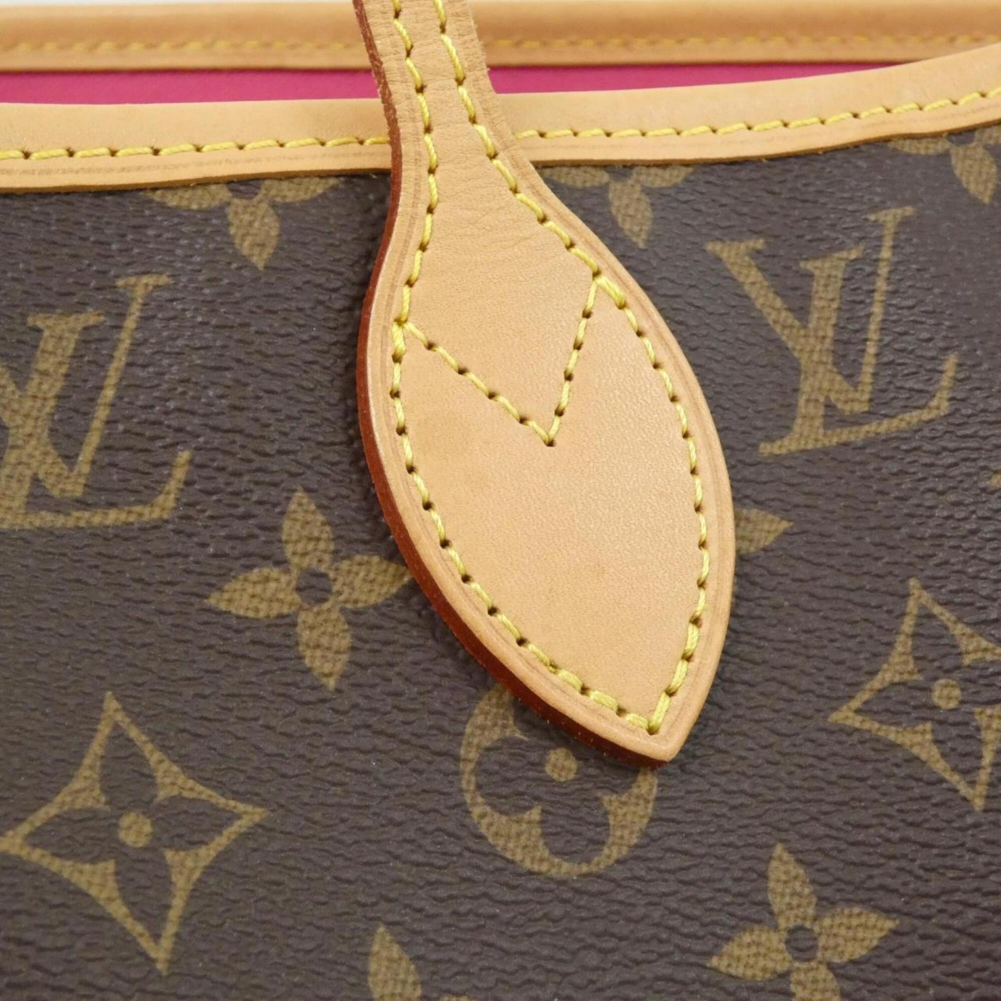 Louis Vuitton Brown Coated Canvas Handbag (Pre-Owned)