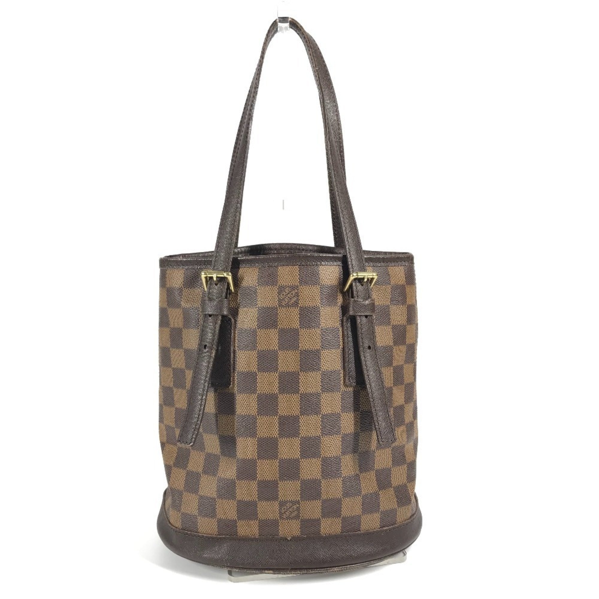 Louis Vuitton Brown Damier Canvas Ebene Damier Canvas Pouch Shoulder Bag Tote Bag (Pre-Owned)