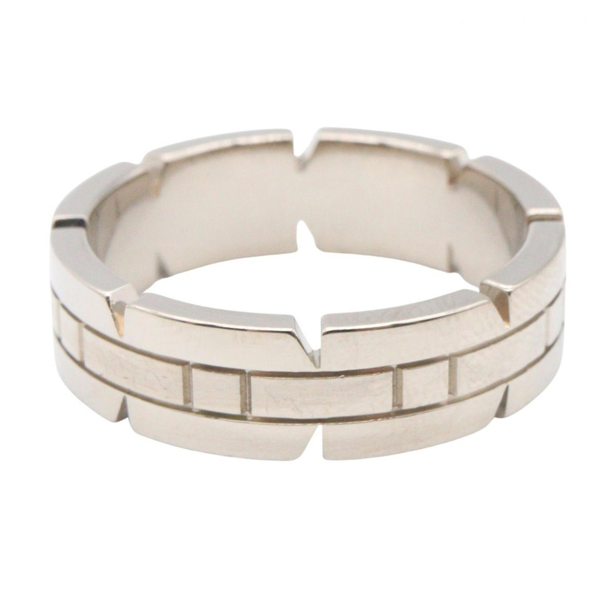 Cartier Silver White Gold (18K) Band Ring (Pre-Owned)
