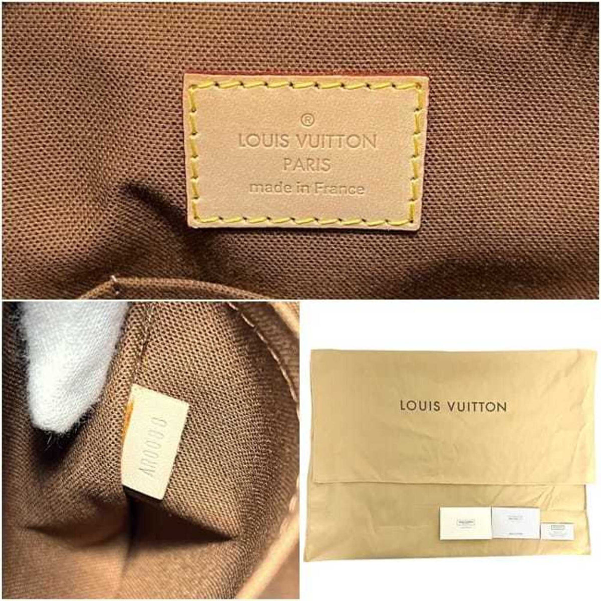 Louis Vuitton Brown Monogram Leather Handbag (Pre-Owned)