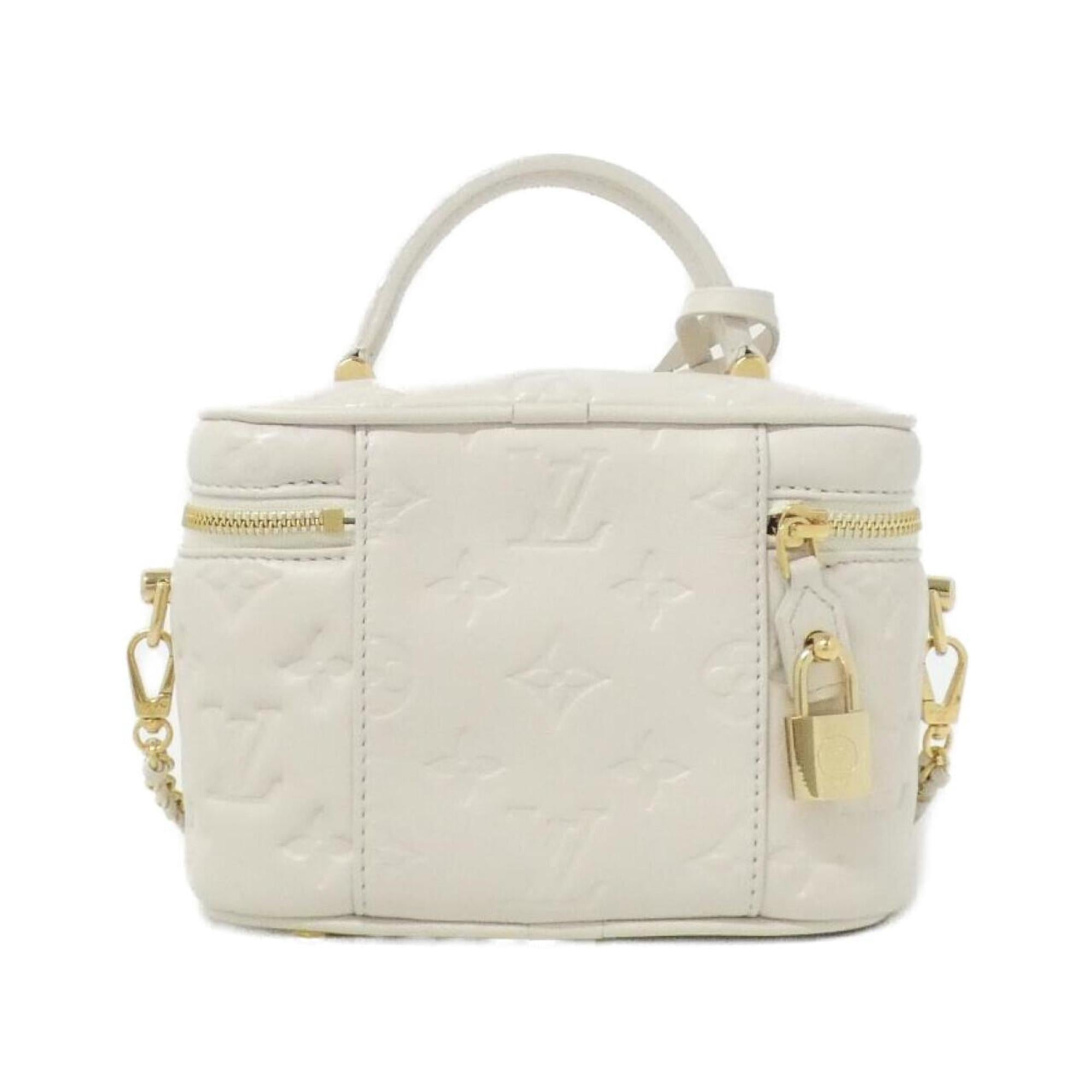 Louis Vuitton Ivory Leather Shoulder Bag Vanity Bag (Pre-Owned)