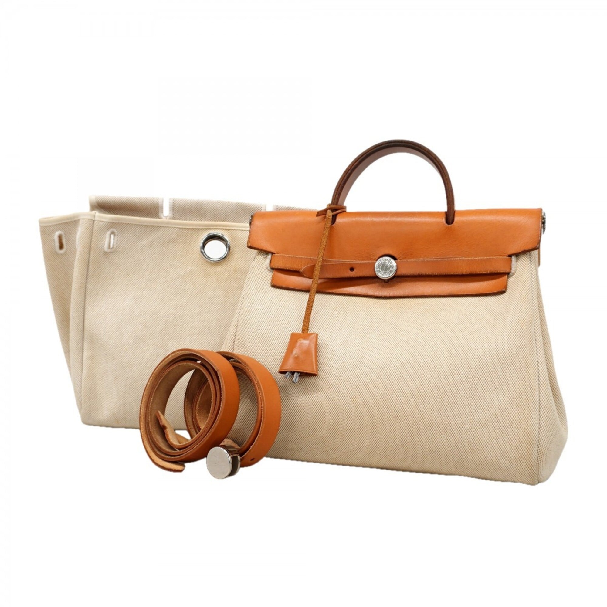 Hermes Natural Toile H Backpack (Pre-Owned)
