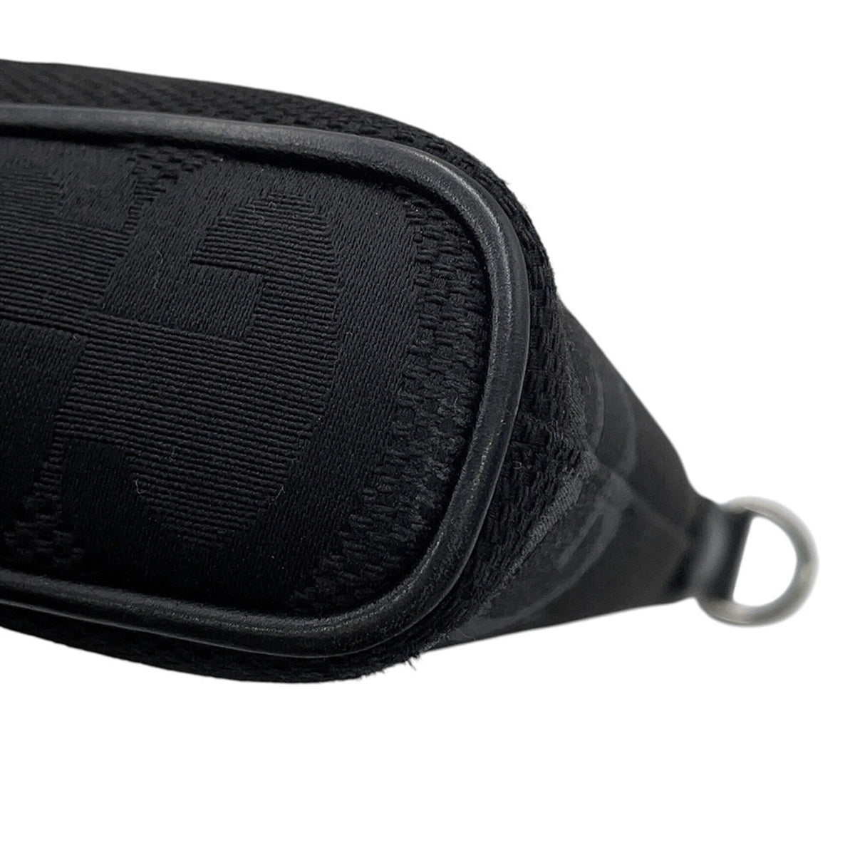 Gucci Black Canvas Handbag Messenger Bag Shoulder Bag (Pre-Owned)