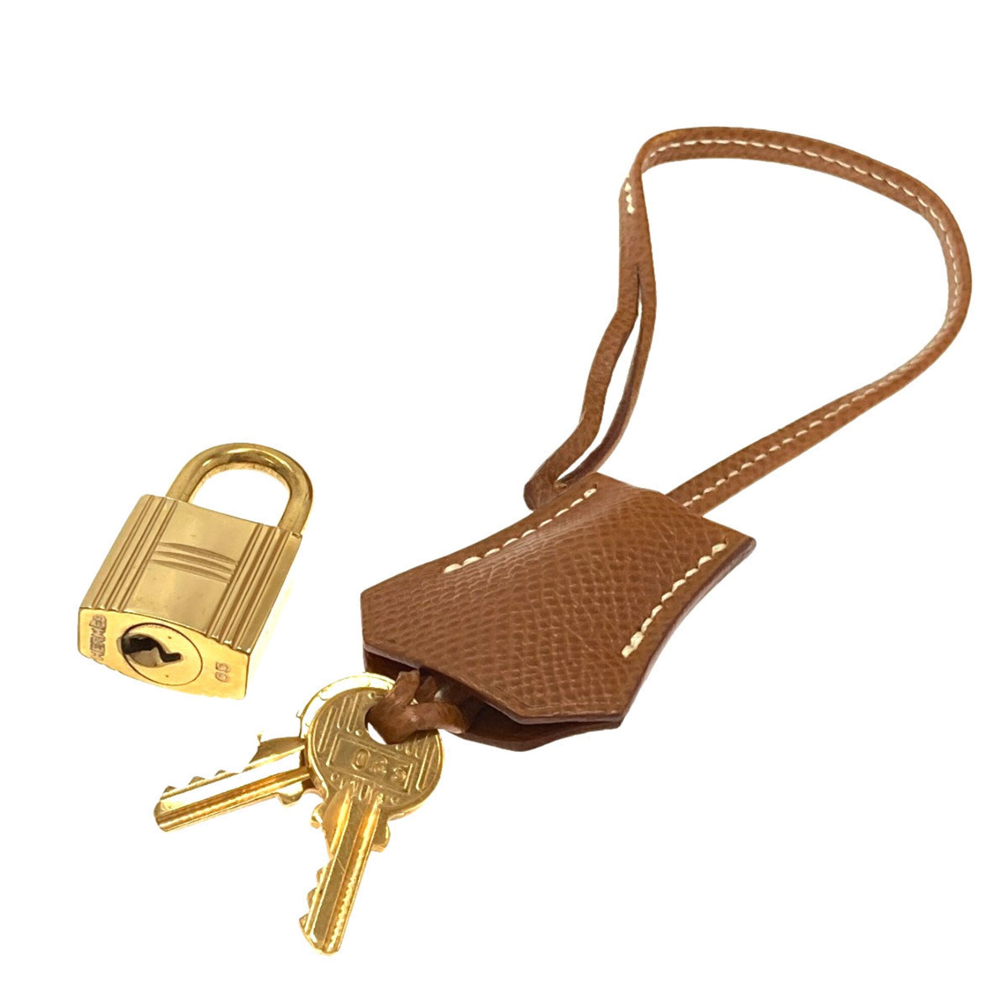 Hermes Gold Courchevel Leather Handbag (Pre-Owned)