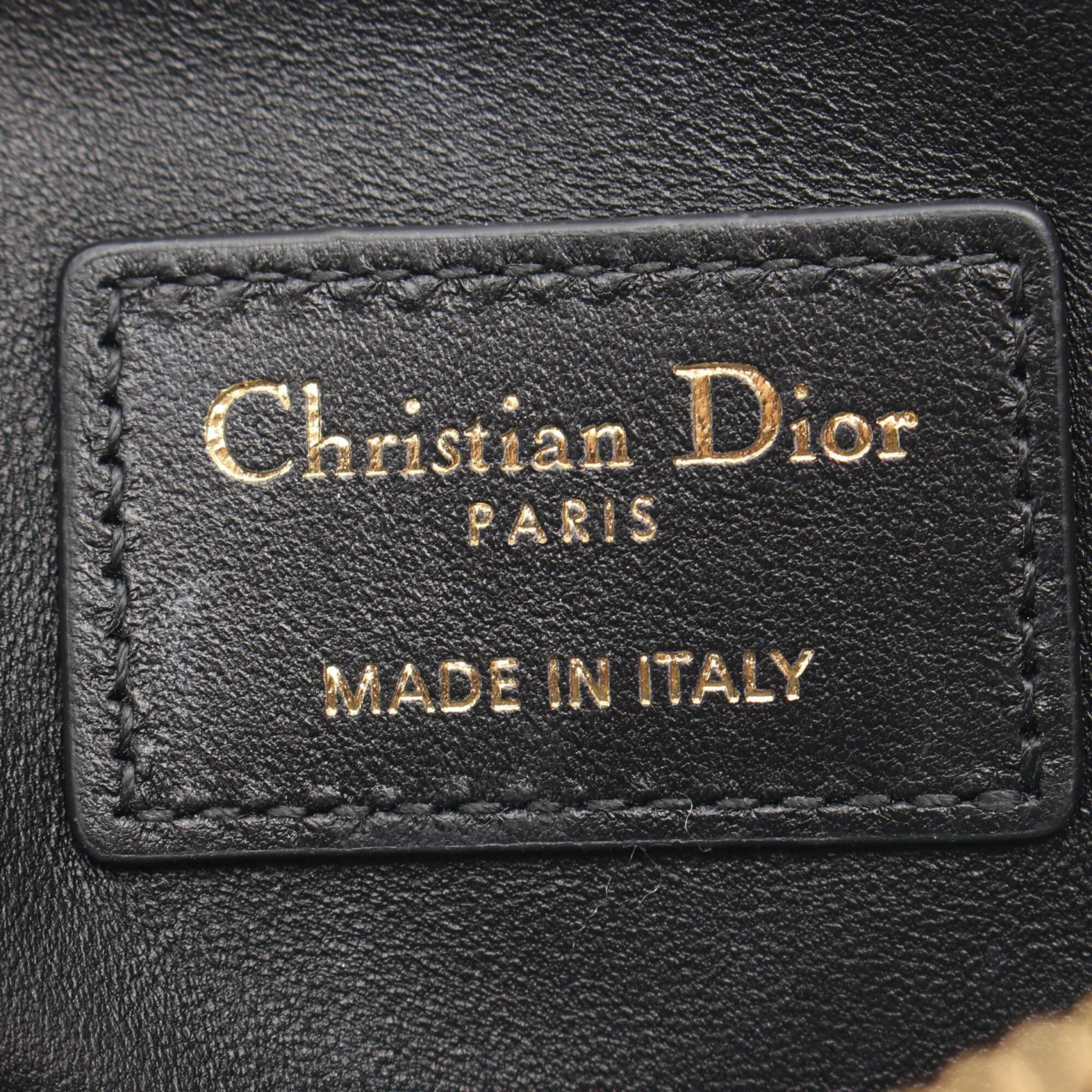Christian Dior Black Leather Coin Purse/Coin Case (Pre-Owned)