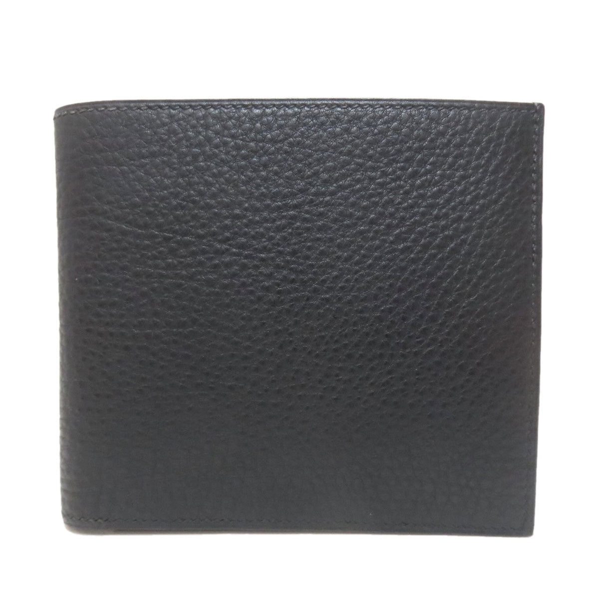 Hermes Mc2 Black Leather Wallet (Bi-Fold) (Pre-Owned)