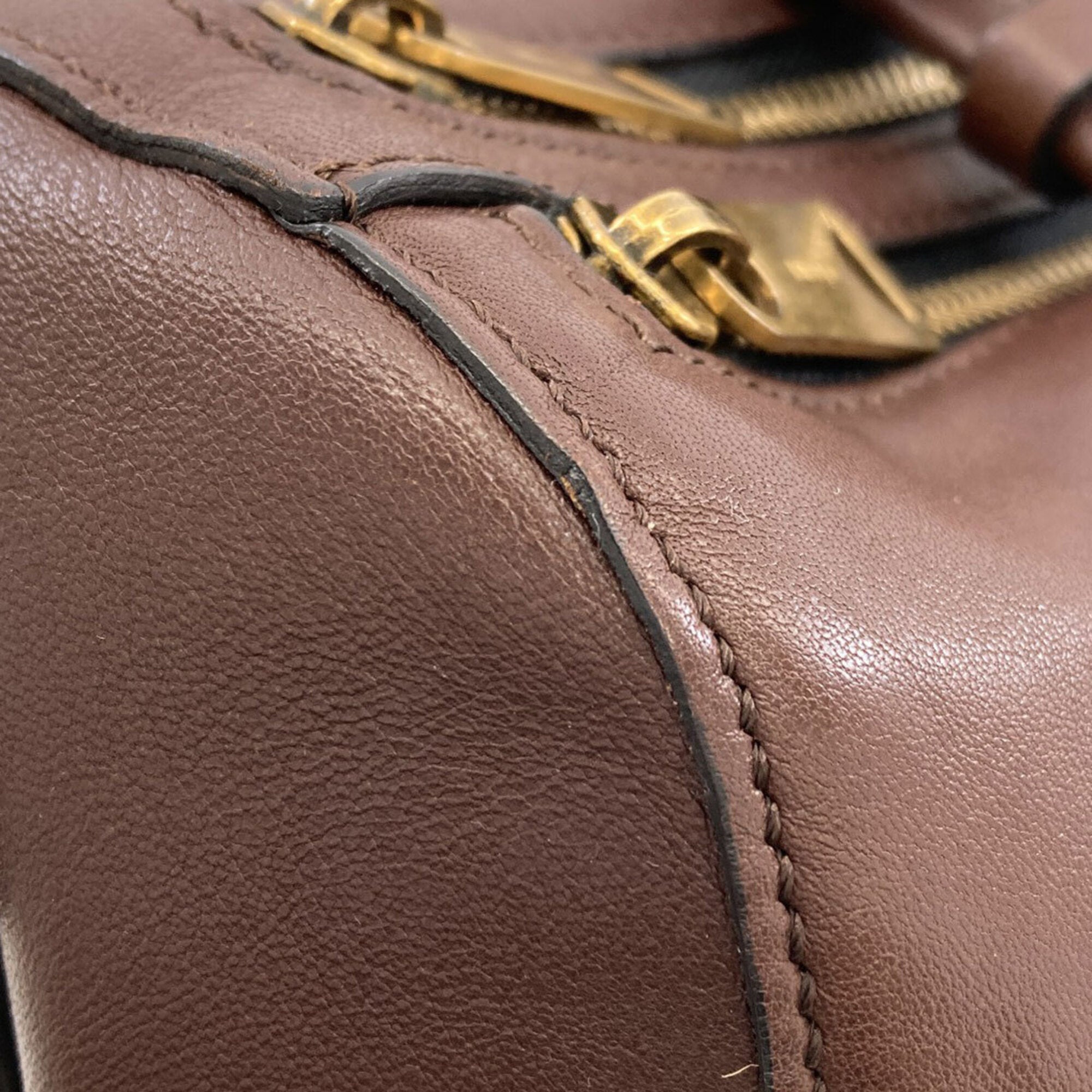 Celine Brown Leather Handbag (Pre-Owned)