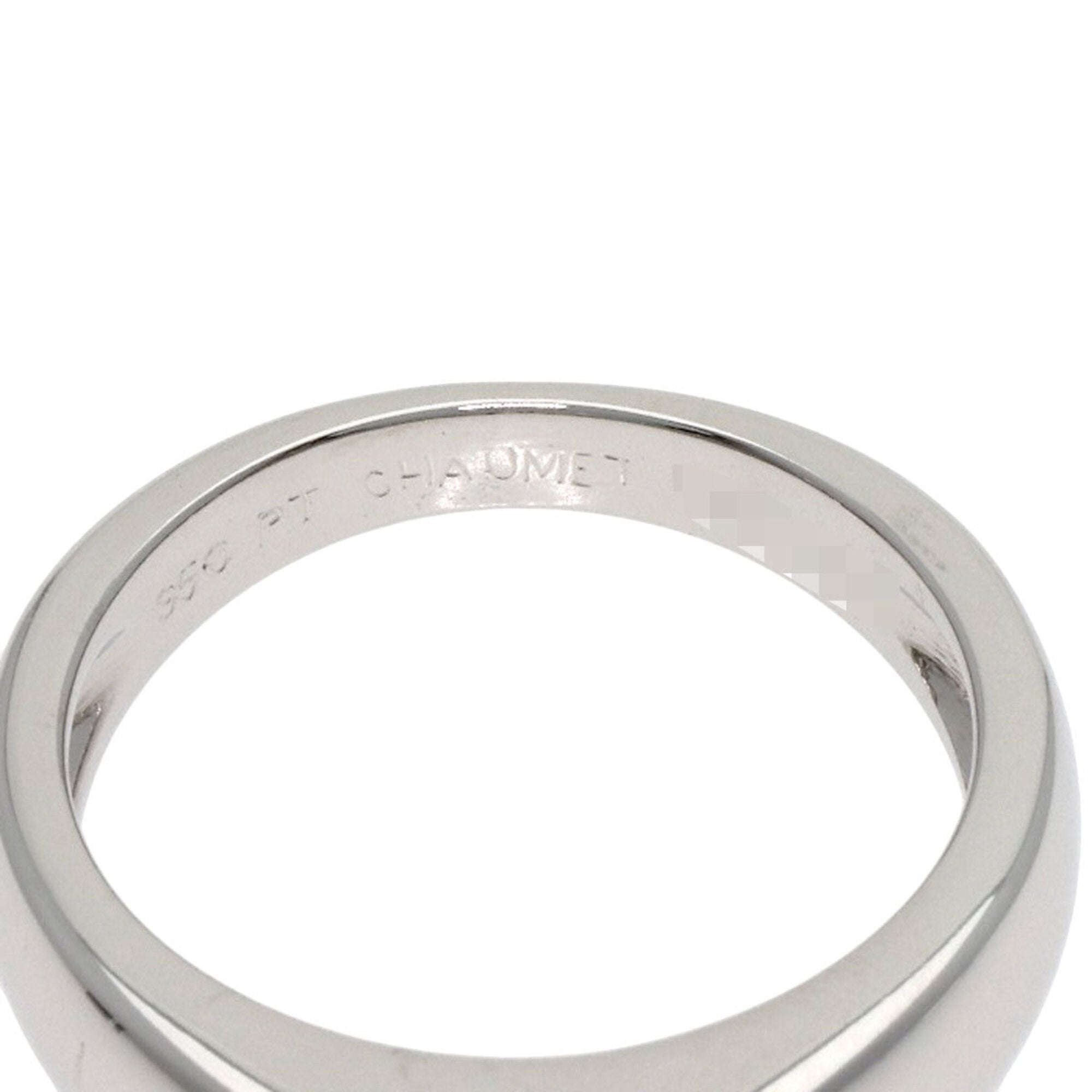 Chaumet Platinum Platinum 950 Band Ring (Pre-Owned)