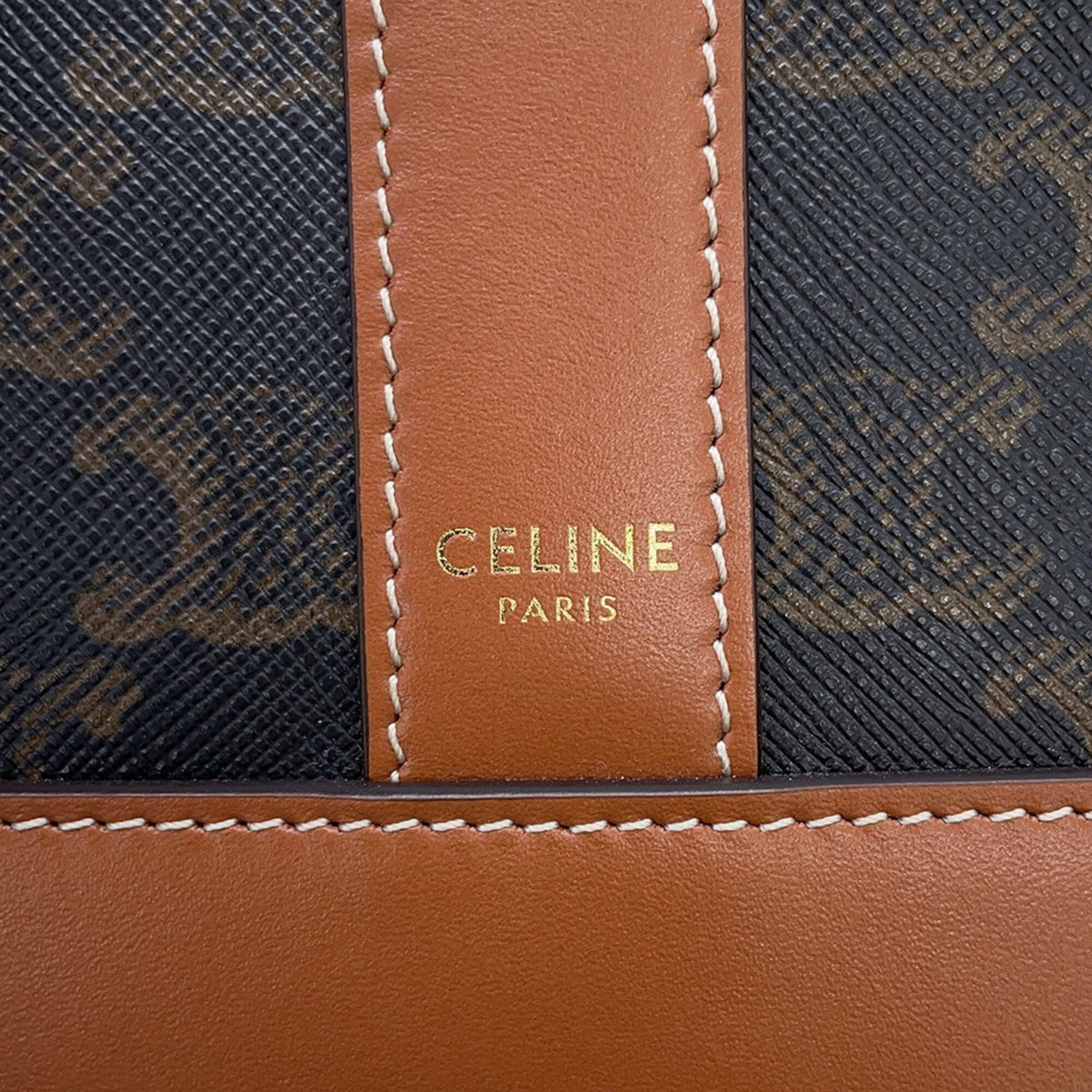 Celine Beige Pvc Leather Handbag Shoulder Bag (Pre-Owned)