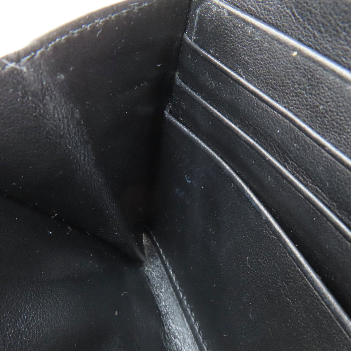 Celine Black Leather Long Wallet (Bi-Fold) (Pre-Owned)