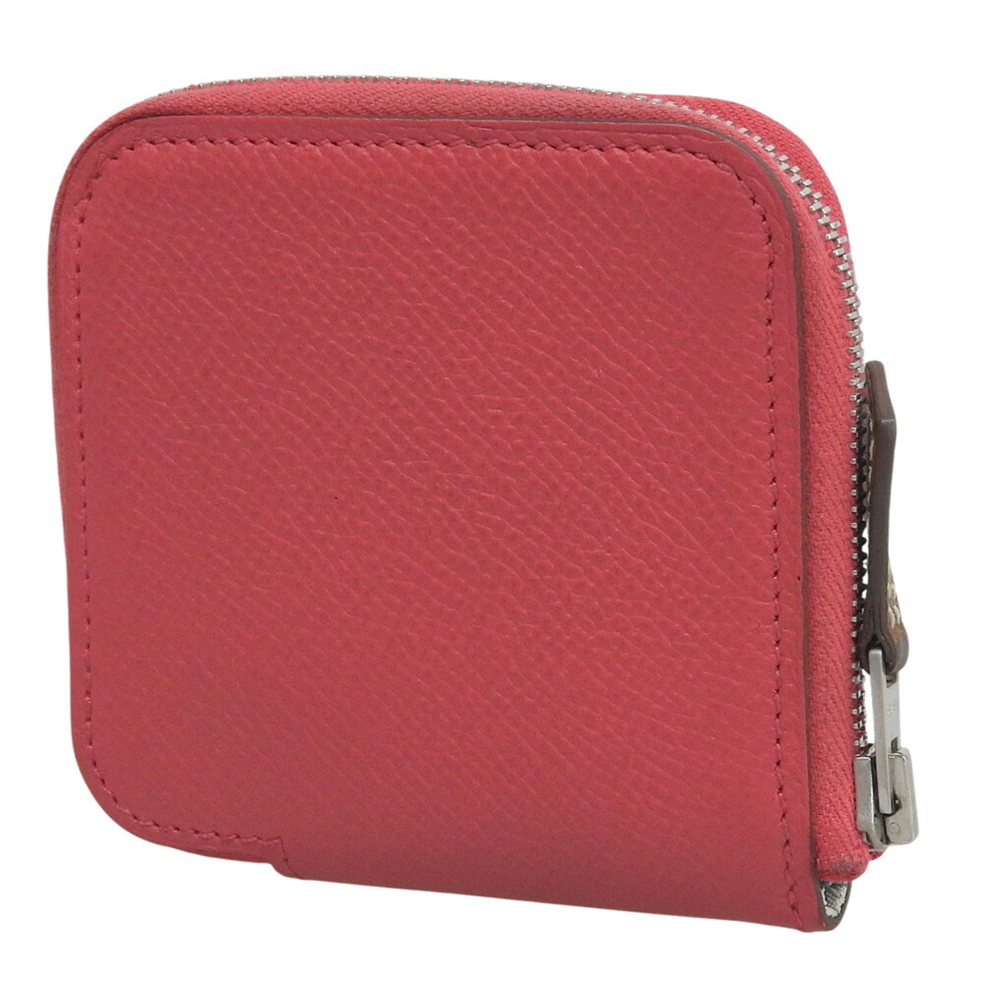Hermes Pink Epsom Leather Coin Purse/Coin Case (Pre-Owned)