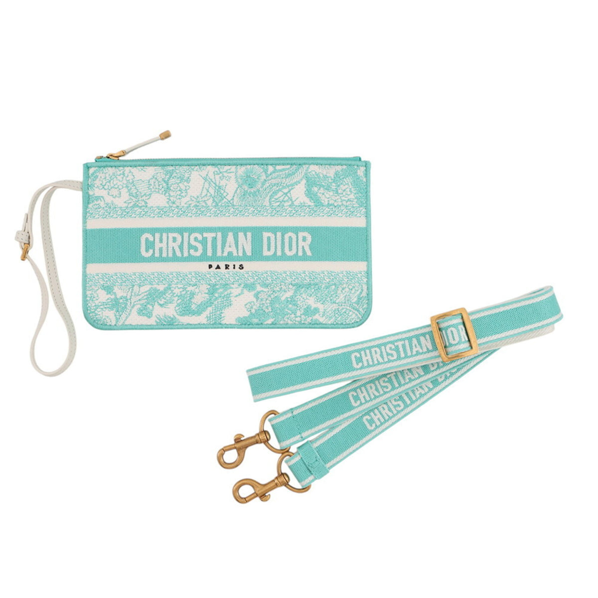Christian Dior Canvas Handbag Pouch (Pre-Owned)