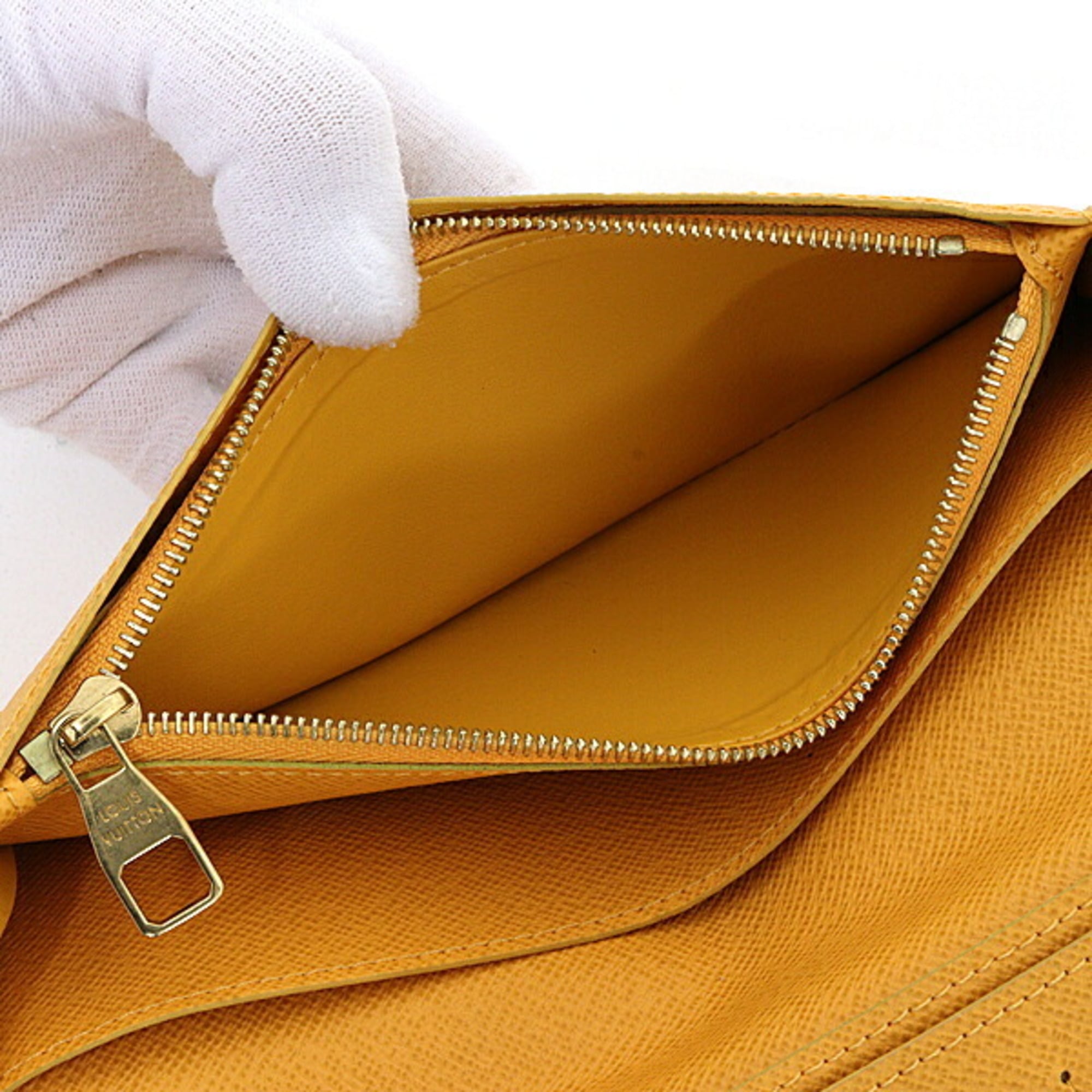 Louis Vuitton Monogram Yellow Monogram Long Wallet (Bi-Fold) (Pre-Owned)