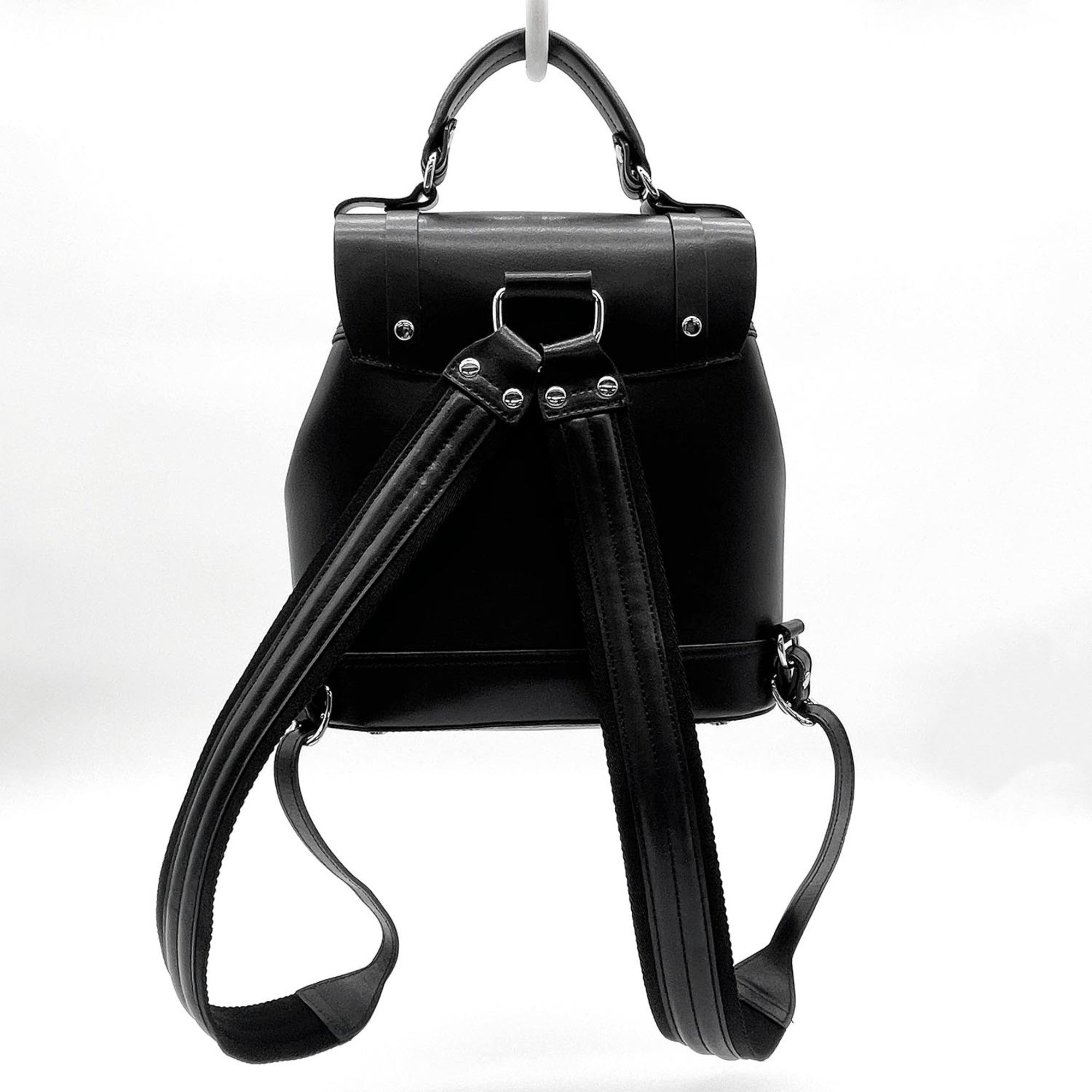 Vivienne Westwood Black Leather Backpack (Pre-Owned)