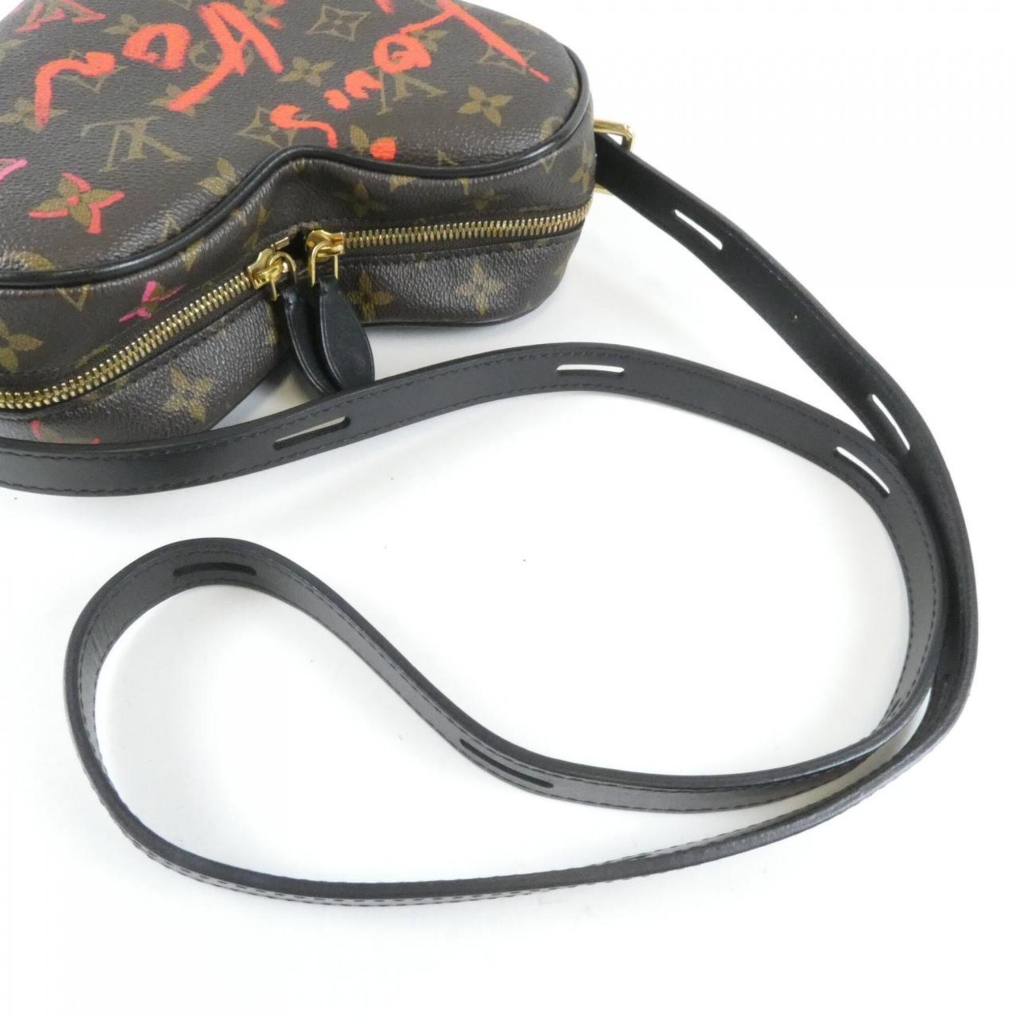 Louis Vuitton Monogram Marron Coated Canvas Shoulder Bag (Pre-Owned)