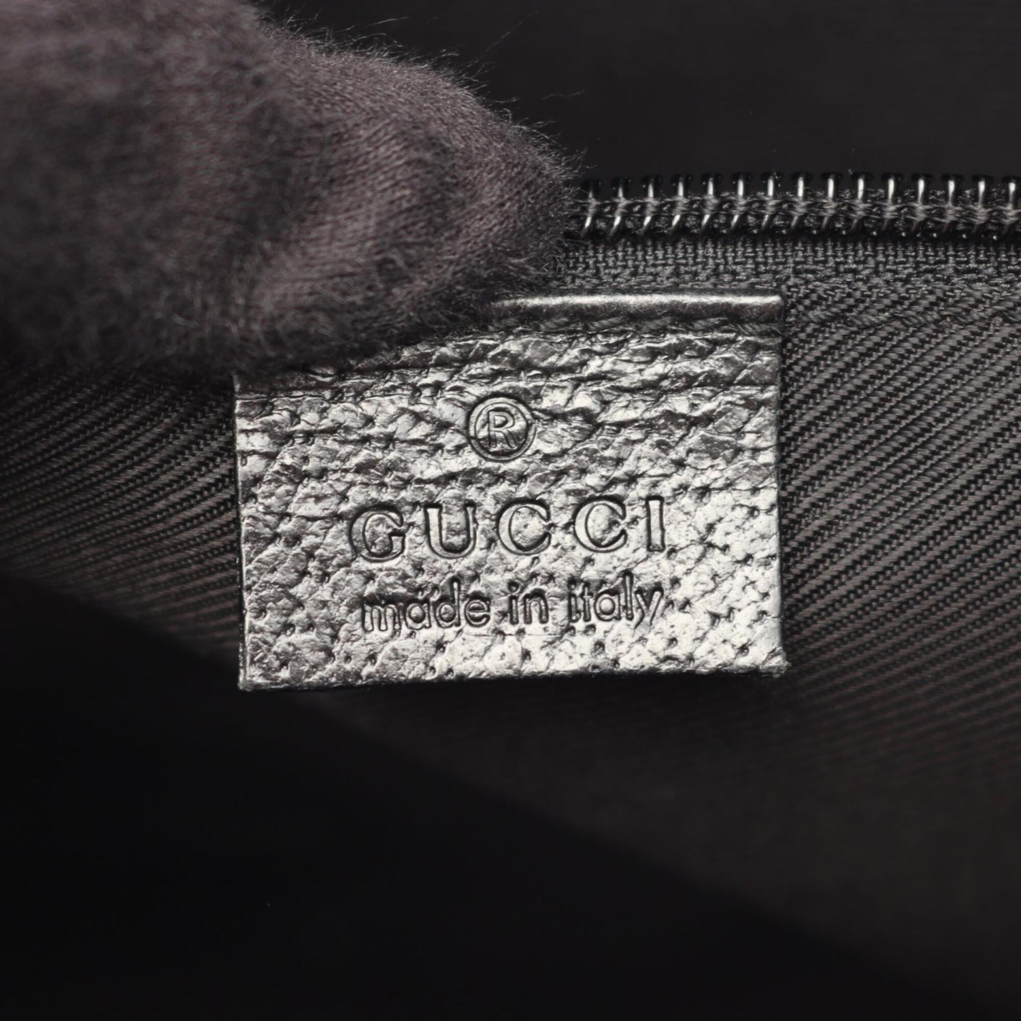 Gucci Gg Canvas Black Gg Canvas Handbag Shoulder Bag (Pre-Owned)